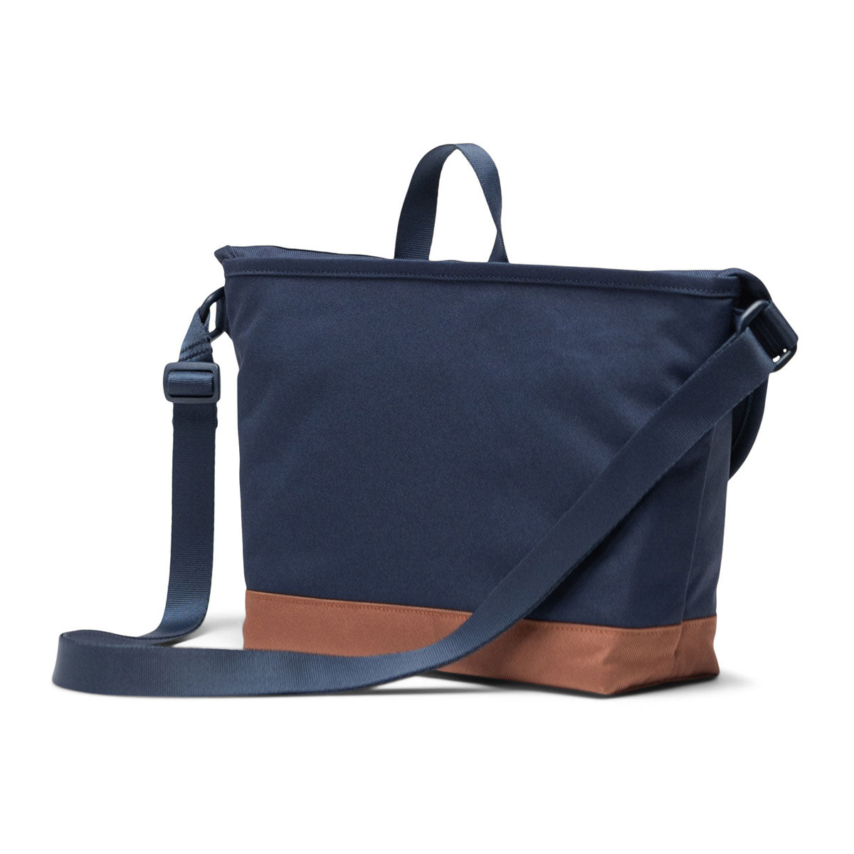 Herschel Supply Cove Small Messenger Bag - Navy/Saddle Brown image 4