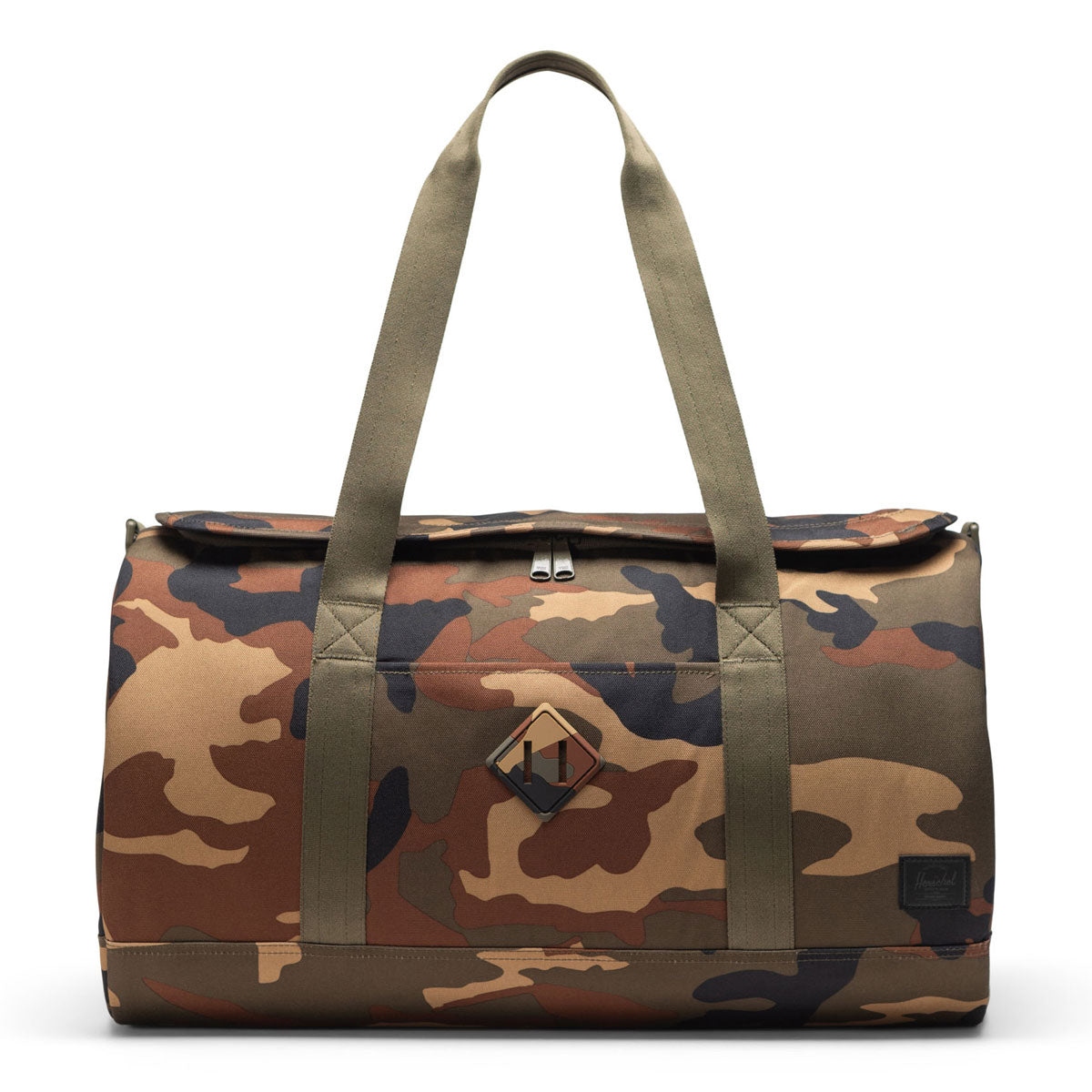 Herschel Supply Heritage Duffle Bag - Woodland Camo/Black Label image 1