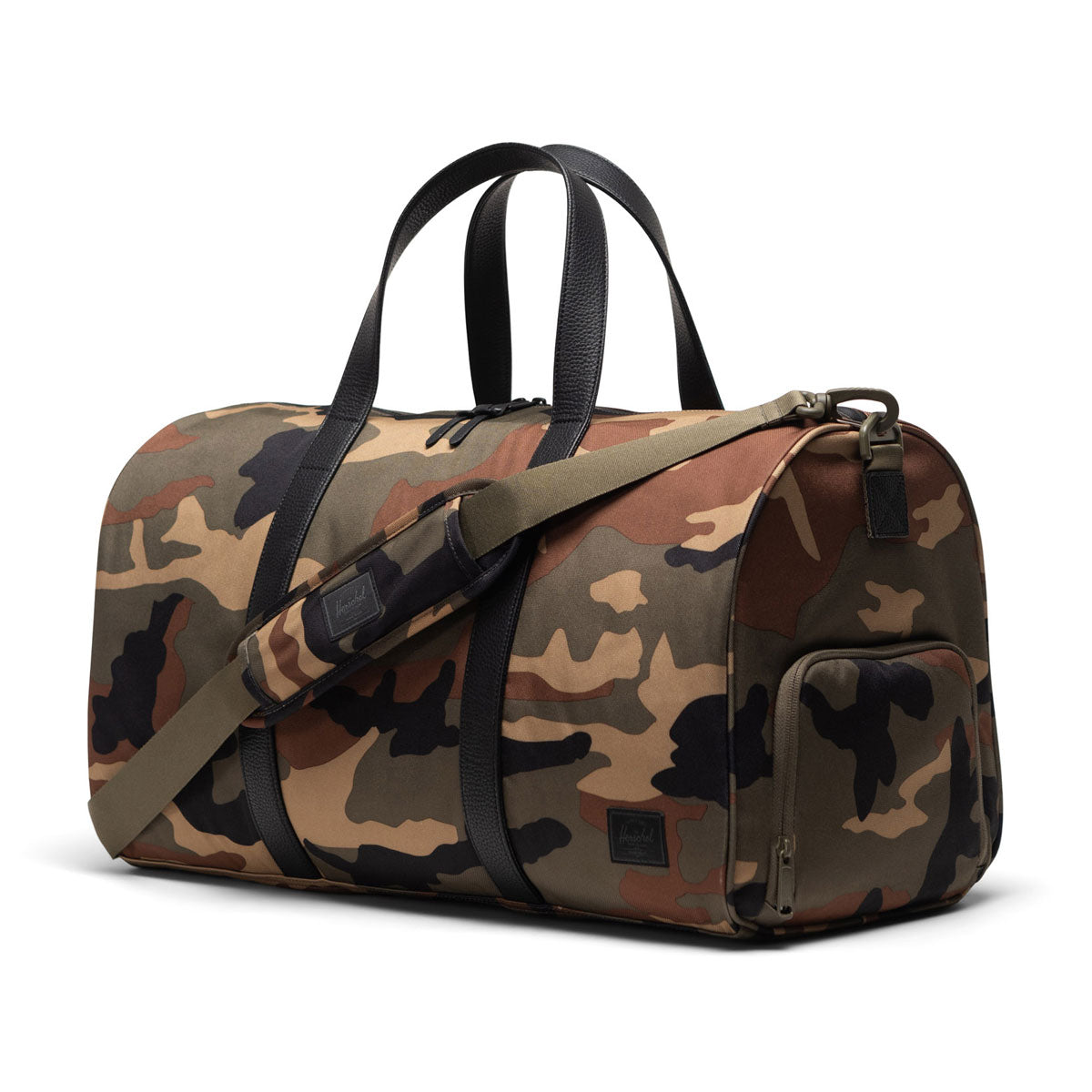 Herschel Supply Novel Duffle Bag - Woodland Camo/Black Label image 2