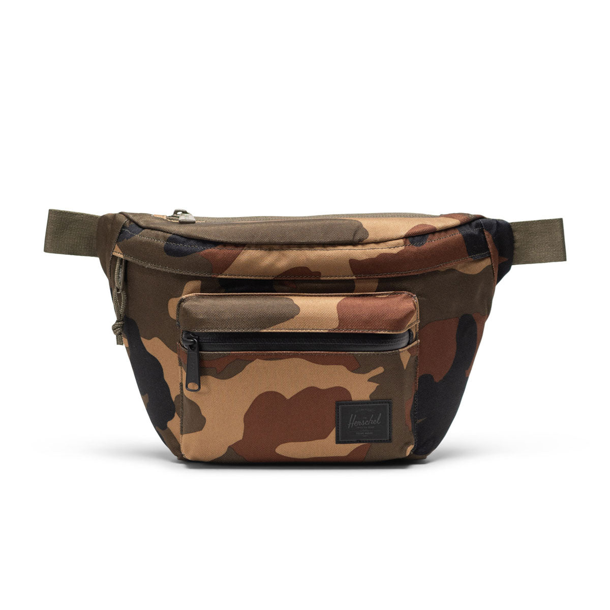 Herschel Supply Pop Quiz Hip Pack - Woodland Camo/Black Label image 1