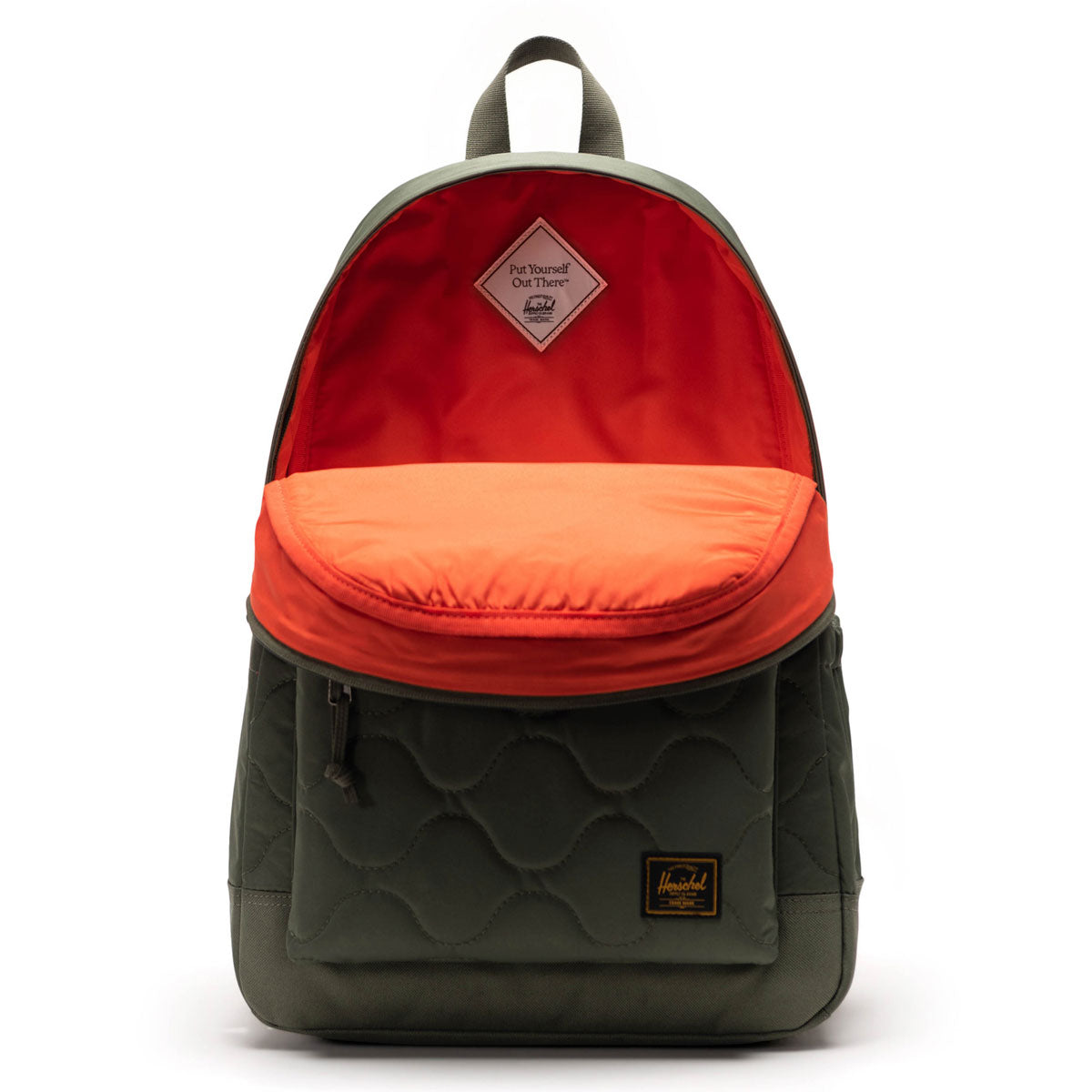 Herschel Supply Heritage Quilted Capsule Backpack - Beetle image 3