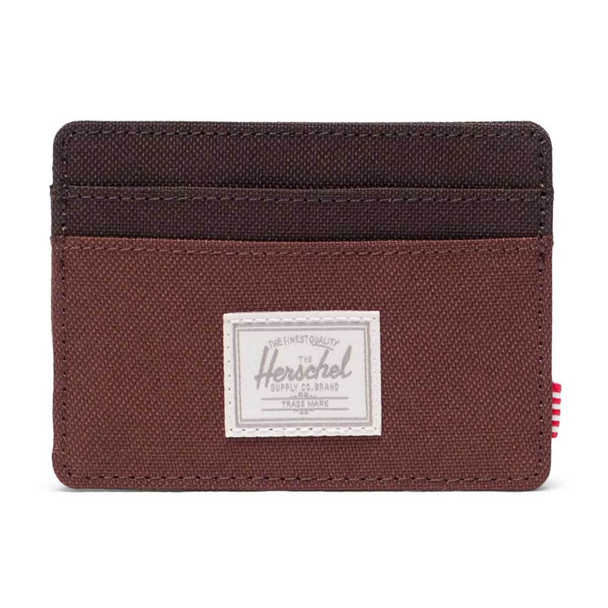 Herschel Supply Charlie Cardholder - Bitter Chocolate/Dark Roast image 1