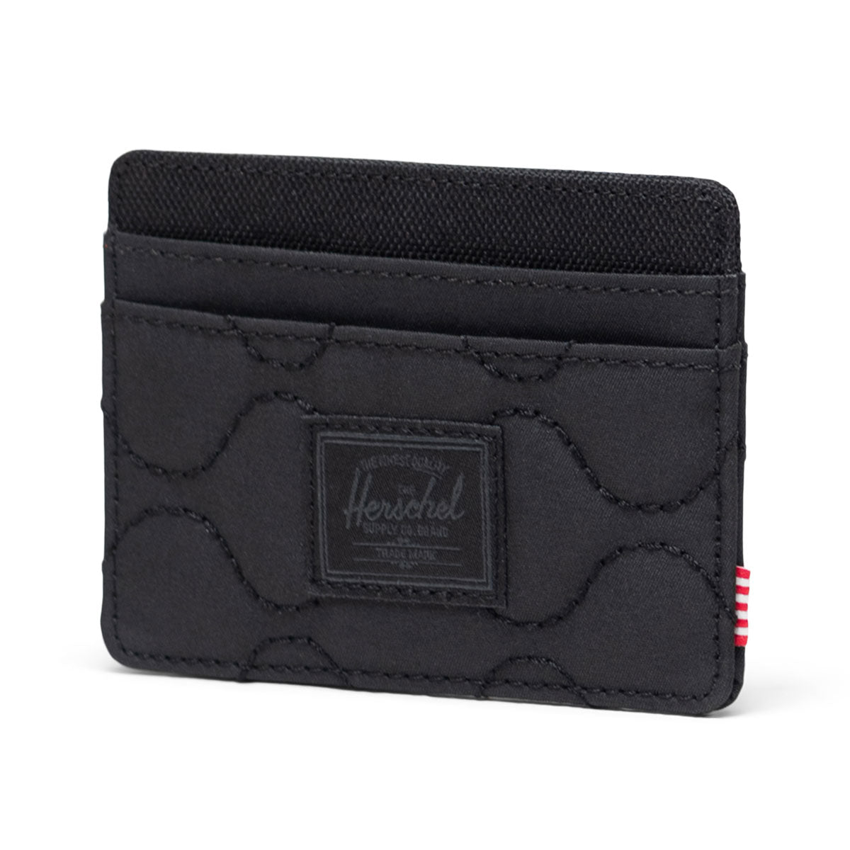 Herschel Supply Charlie Quilted Capsule Cardholder - Black image 3