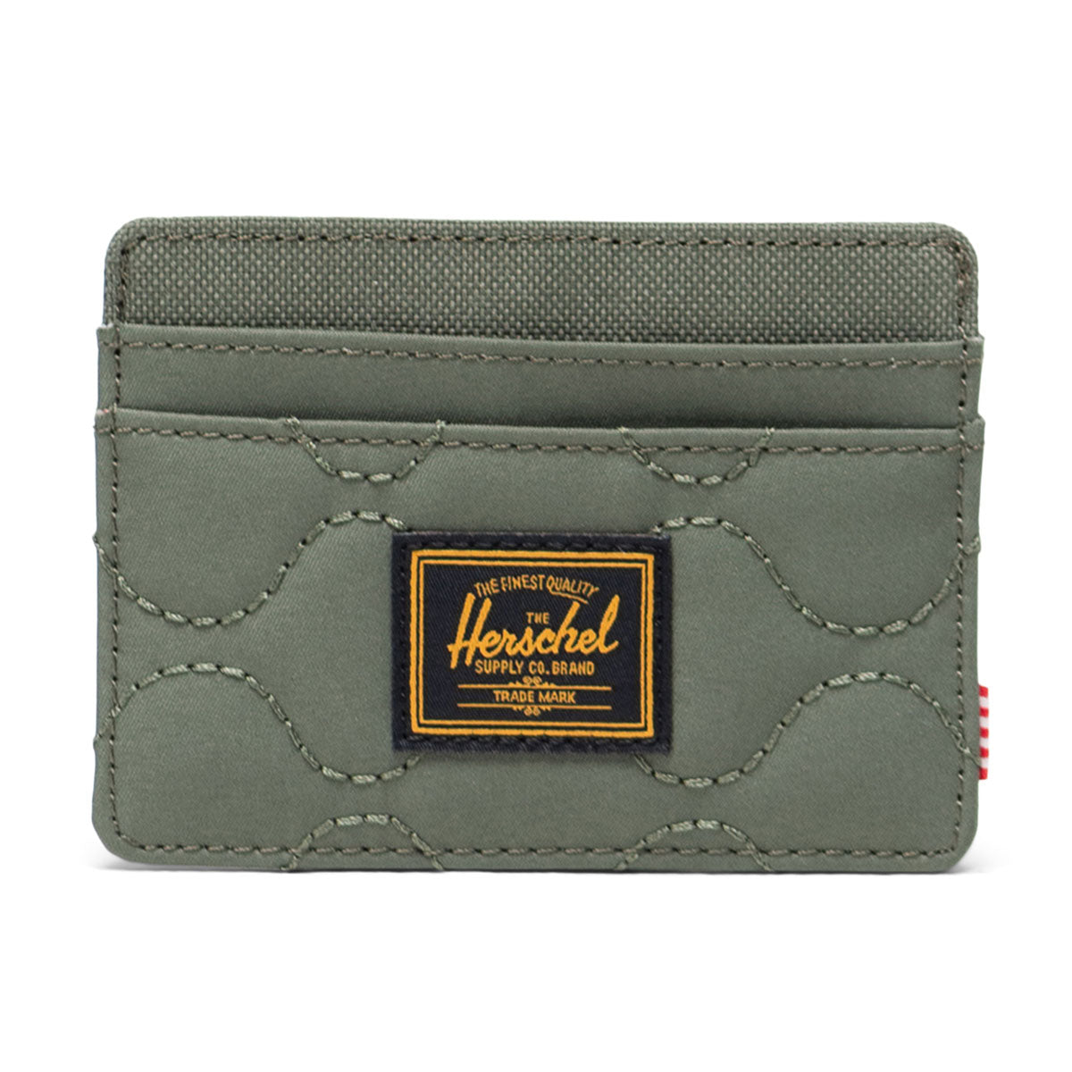 Herschel Supply Charlie Quilted Capsule Cardholder - Beetle image 1
