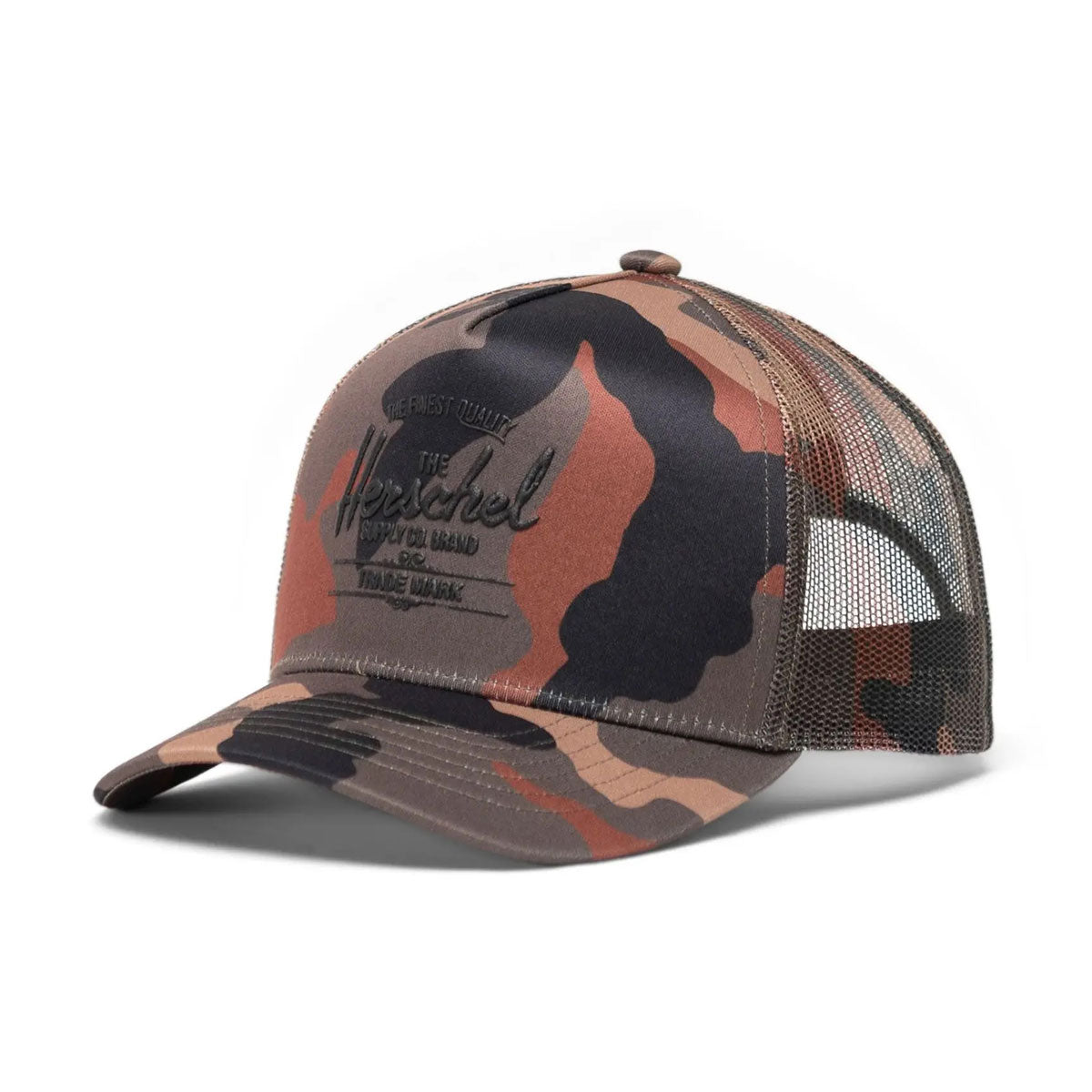 Herschel Supply Whaler Tall Mesh Hat - Double Woodland Camo image 1