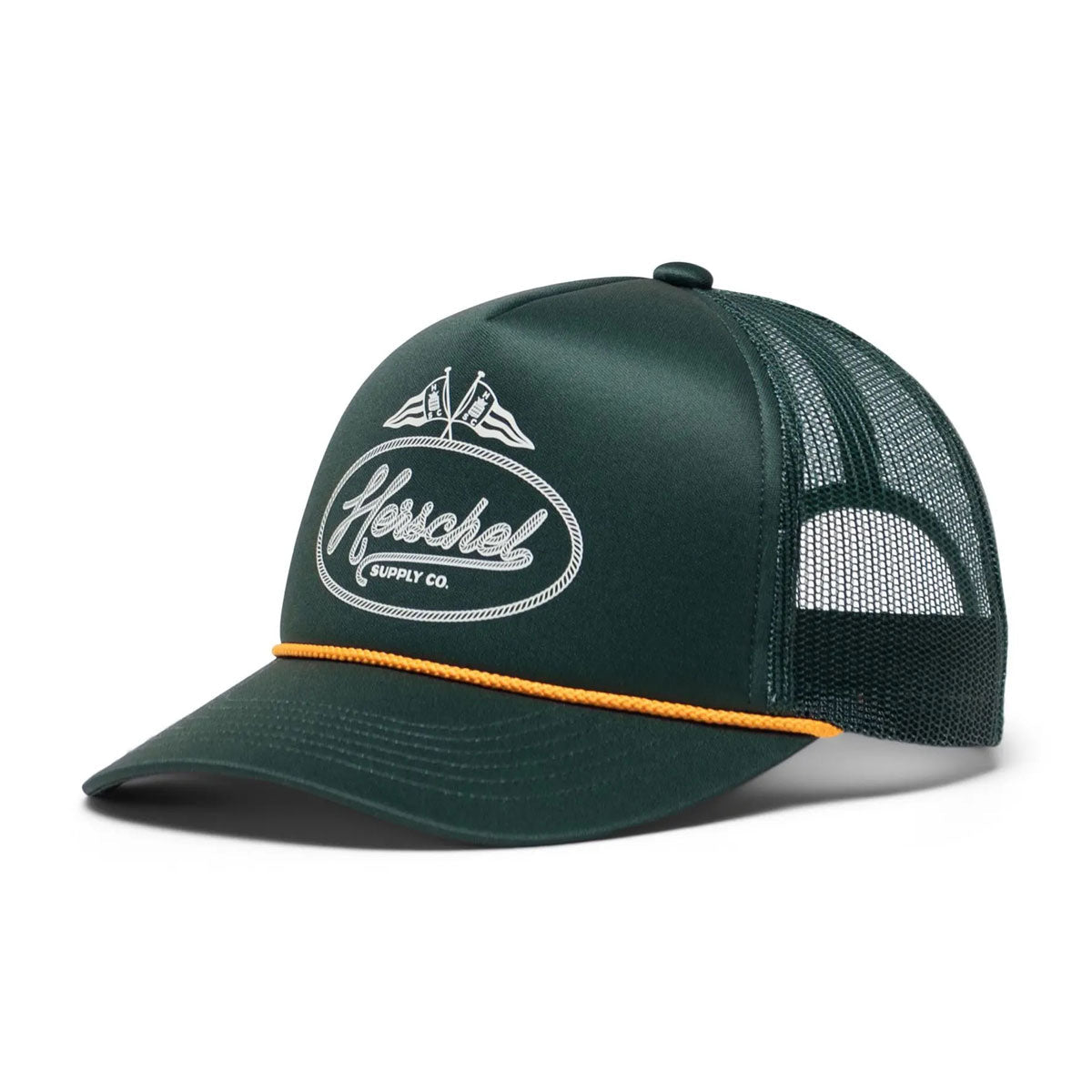 Herschel Supply Marina Mesh Yachting Hat - Dark Green image 1