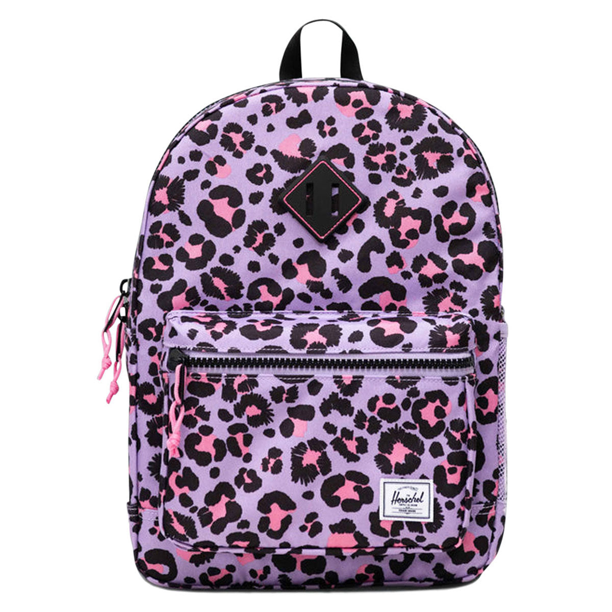 Herschel Supply Youth Heritage Backpack - Scribble Leopard Sachet Pink image 1