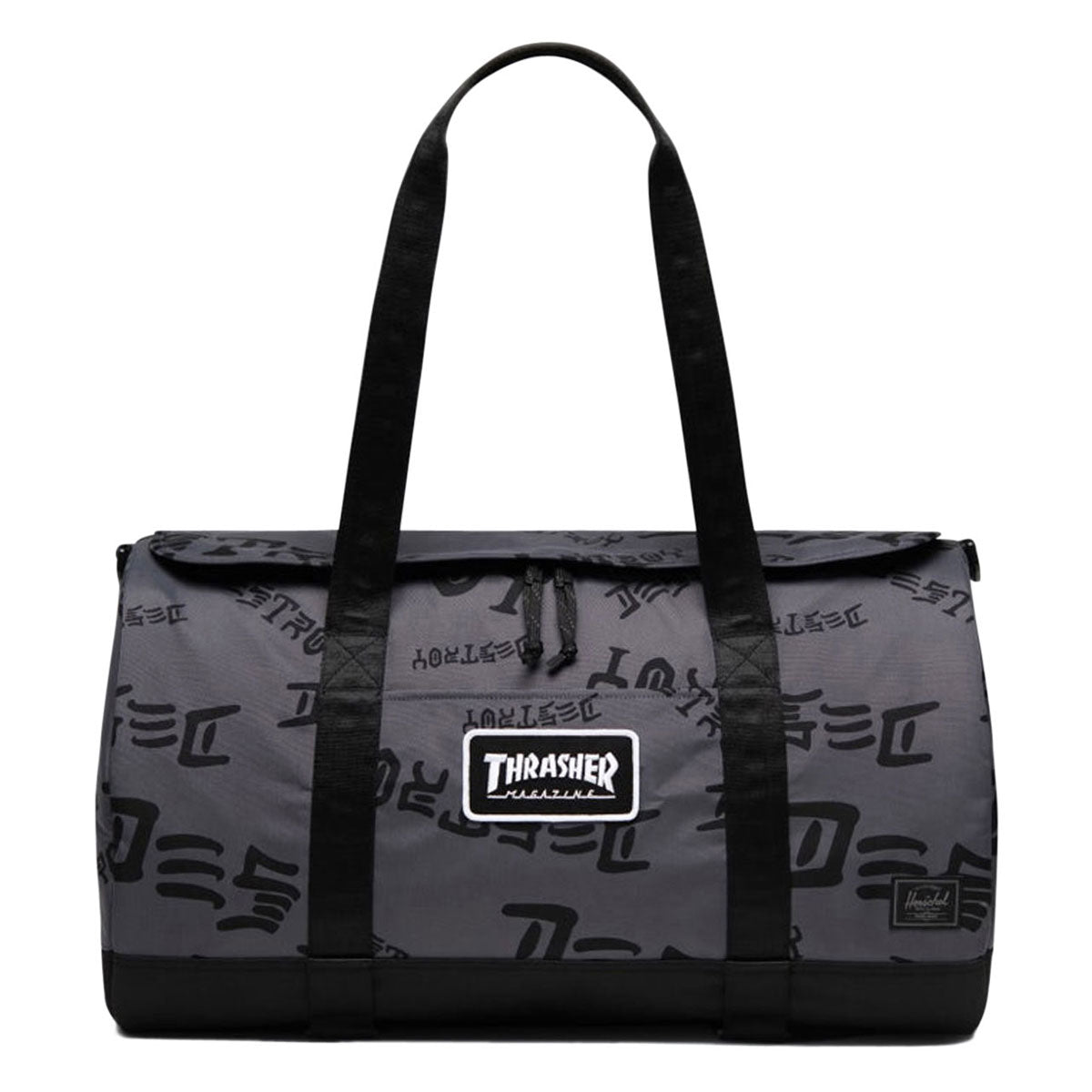 Herschel Supply x Thrasher Heritage Skate Duffle Bag - Asphalt/Black Destroy image 1