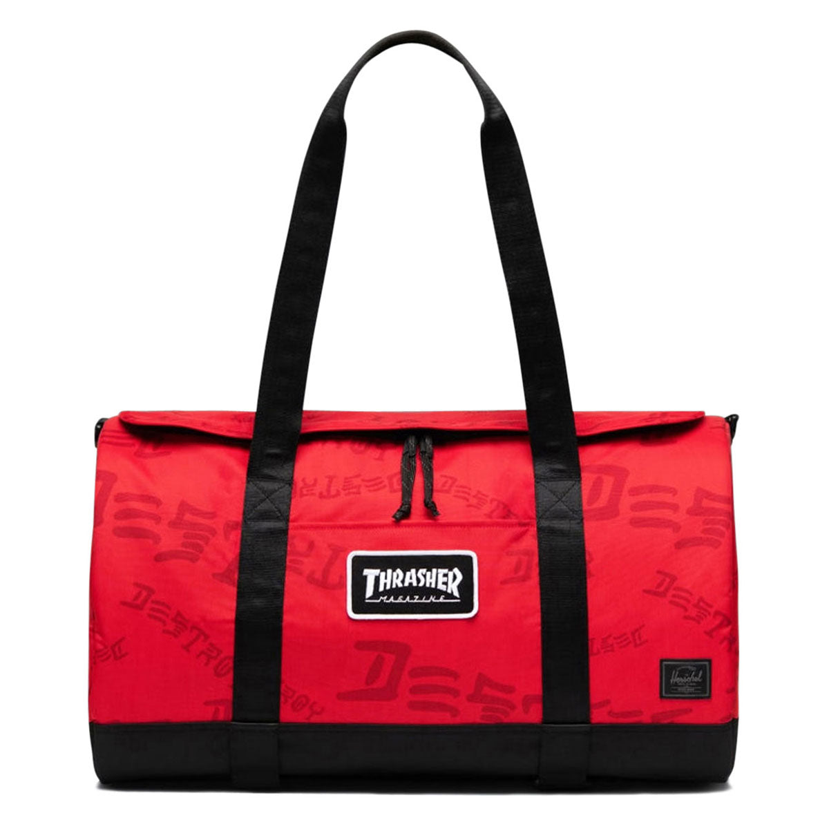 Herschel Supply x Thrasher Heritage Skate Duffle Bag - Racing Red/Barbados Cherry Destroy image 1