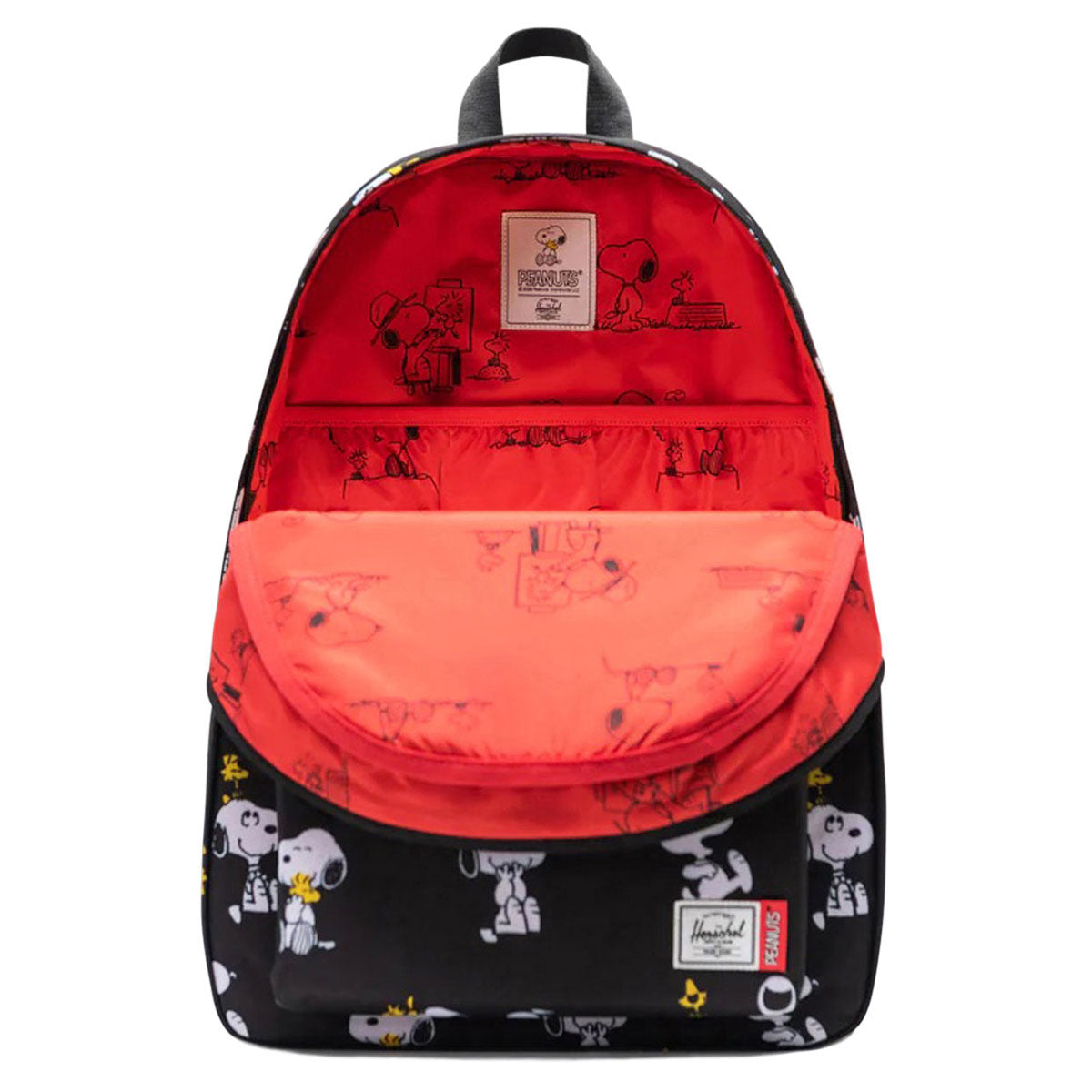 Herschel Supply x Peanuts Classic XL Backpack - Snoopy And Woodstock Black image 3