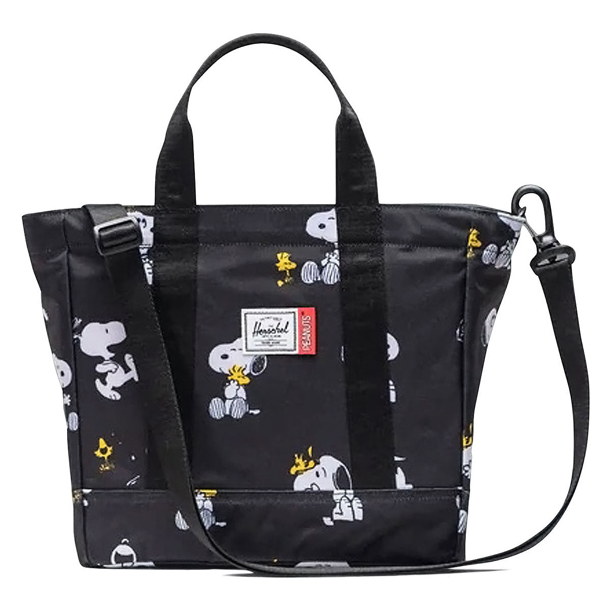 Herschel Supply x Peanuts Heritage Small Tote Bag - Snoopy And Woodstock Black image 1