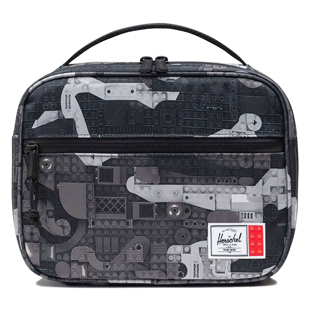 Herschel Supply x LEGO Pop Quiz Lunch Box - Abstract Bricks Black image 1