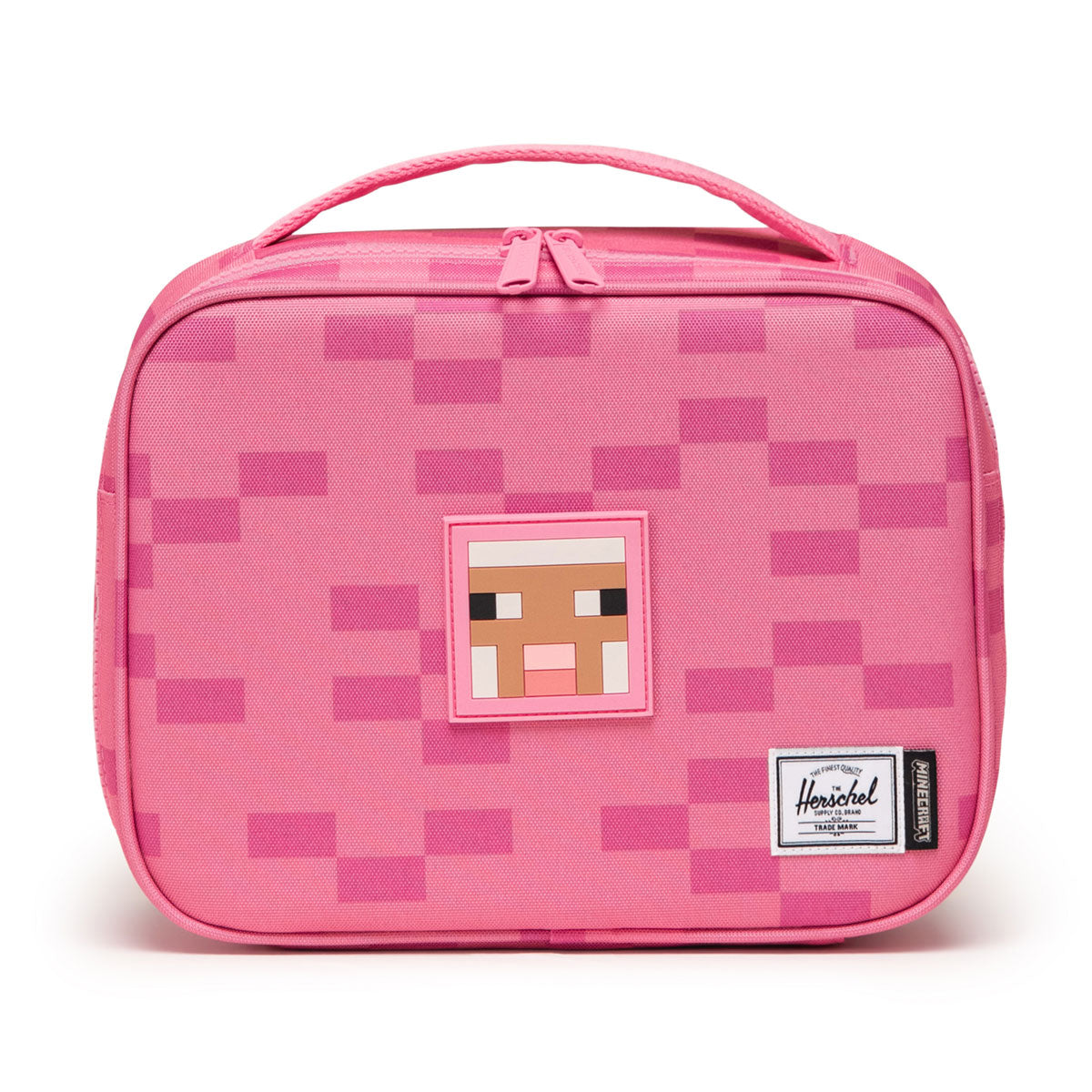 Herschel Supply x Minecraft Little Pop Quiz Lunch Box - Pink Sheep image 1