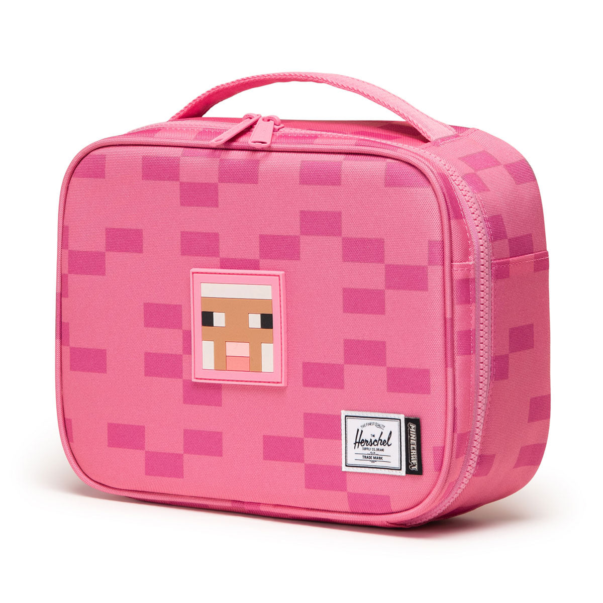 Herschel Supply x Minecraft Little Pop Quiz Lunch Box - Pink Sheep image 2