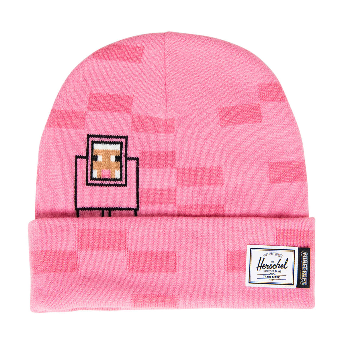 Herschel Supply x Minecraft Elmer Beanie - Pink Sheep image 1