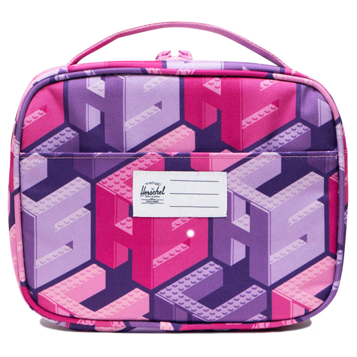 Herschel Supply x LEGO Pop Quiz Lunch Box - HSC LEGO Monogram Purple image 2