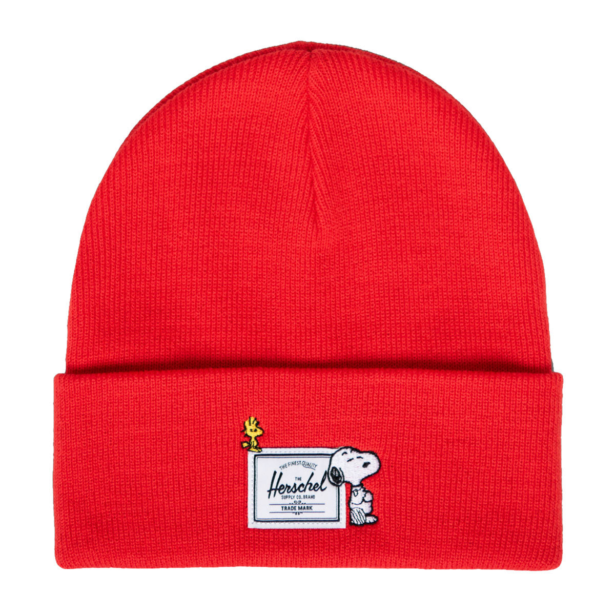 Herschel Supply x Peanuts Elmer Beanie Beanie - Snoopy and Woodstock Poppy Red image 1