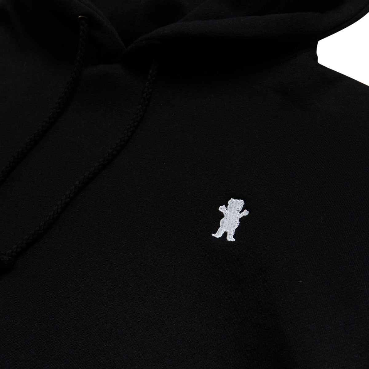 Grizzly OG Bear Embroidered Hoodie - Black/White image 2