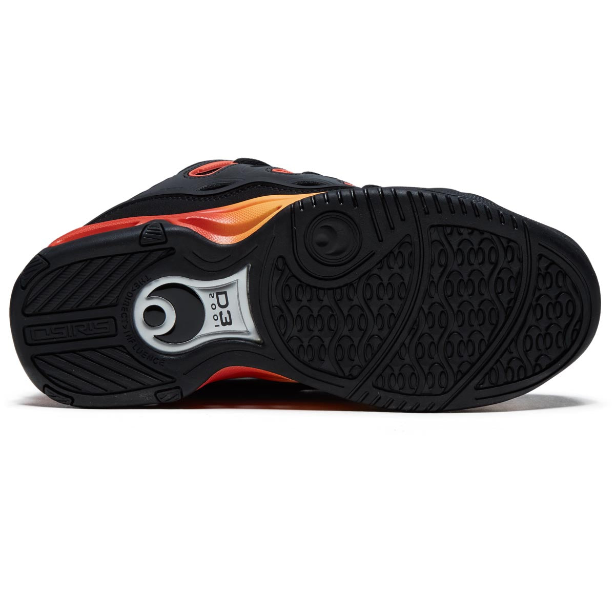 Osiris D3 2001 Shoes - Black/Orange/Black image 4