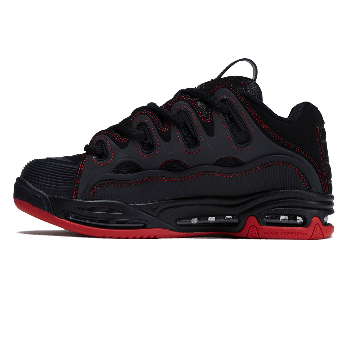Osiris D3 2001 Shoes - Black/Red/Red image 2