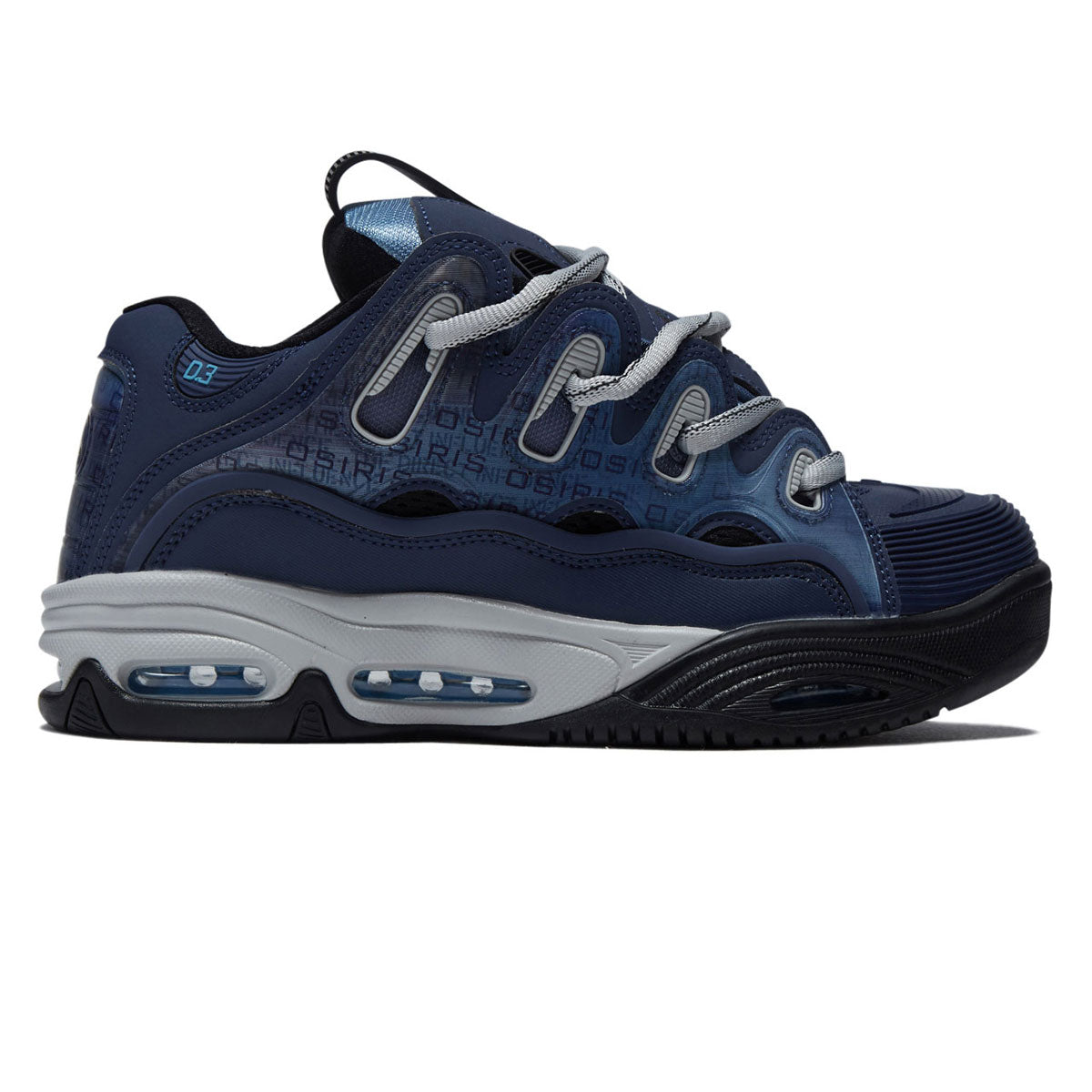 Osiris D3 2001 Shoes - Navy/Grey/Blue image 1