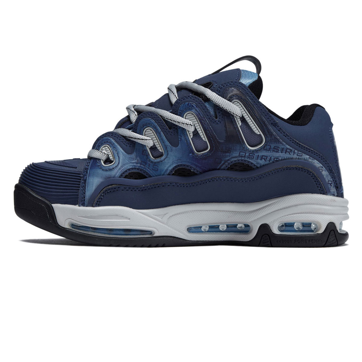 Osiris D3 2001 Shoes - Navy/Grey/Blue image 2