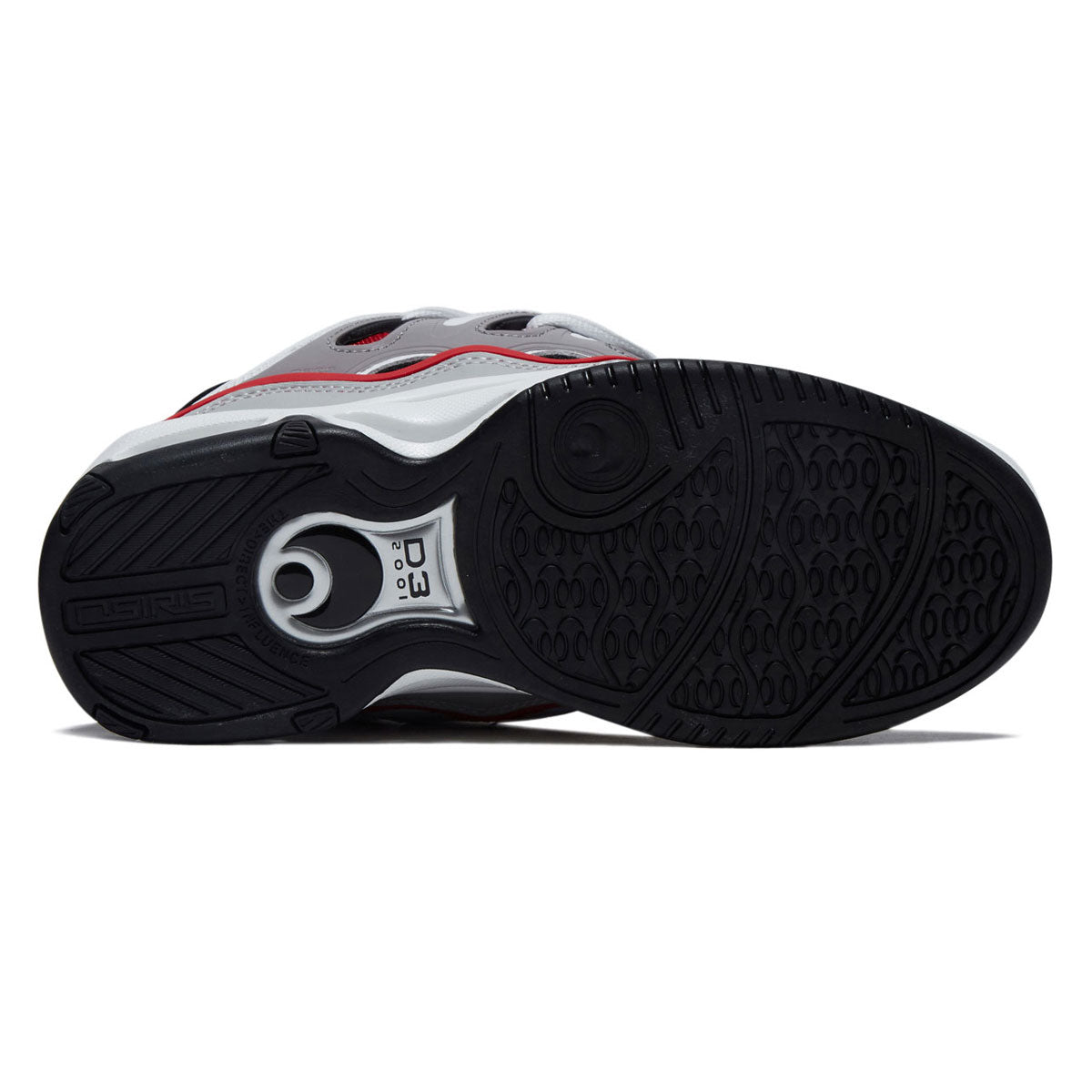 Osiris D3 2001 Shoes - Red/White/Grey image 4
