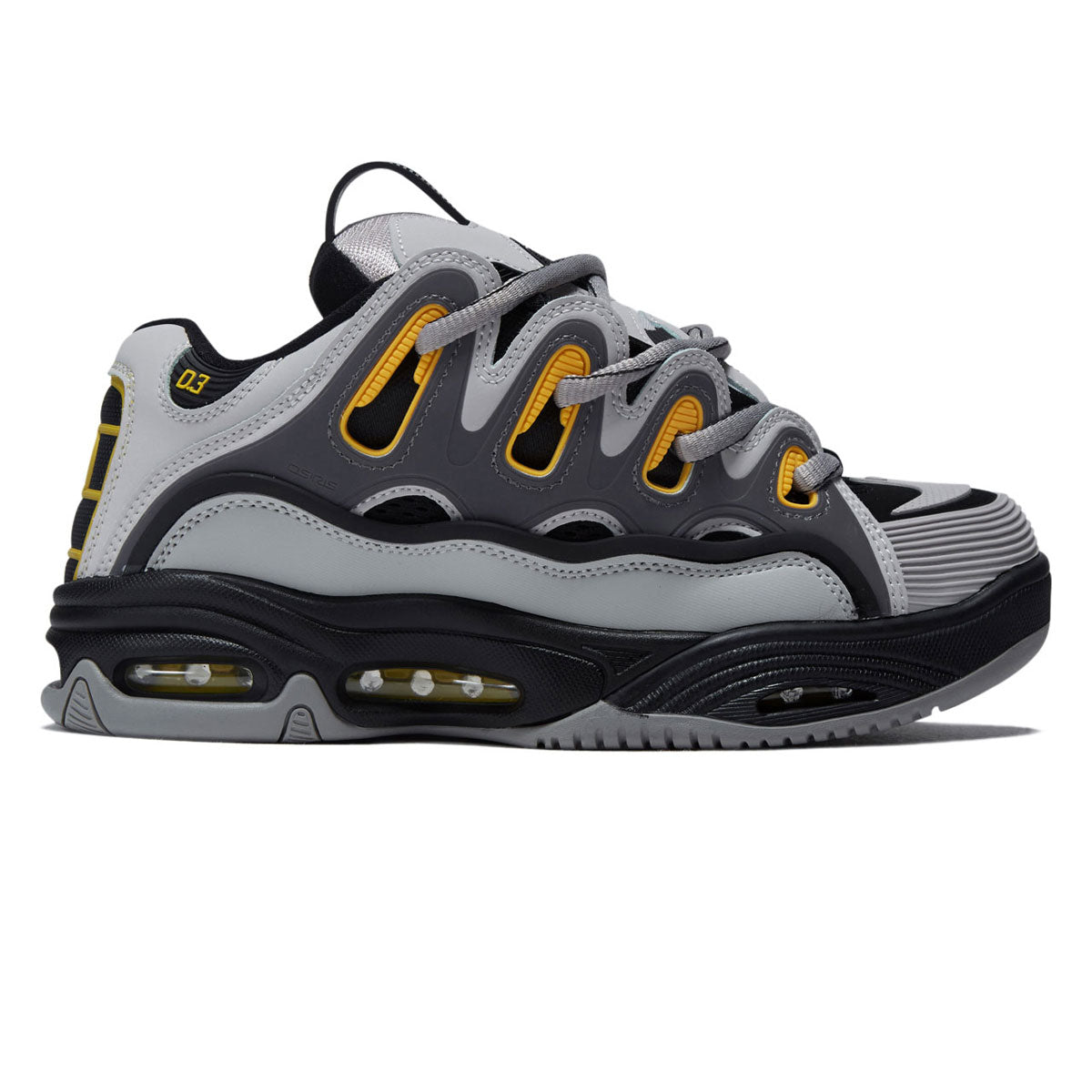 Osiris D3 2001 Shoes - Grey/Black/Yellow image 1
