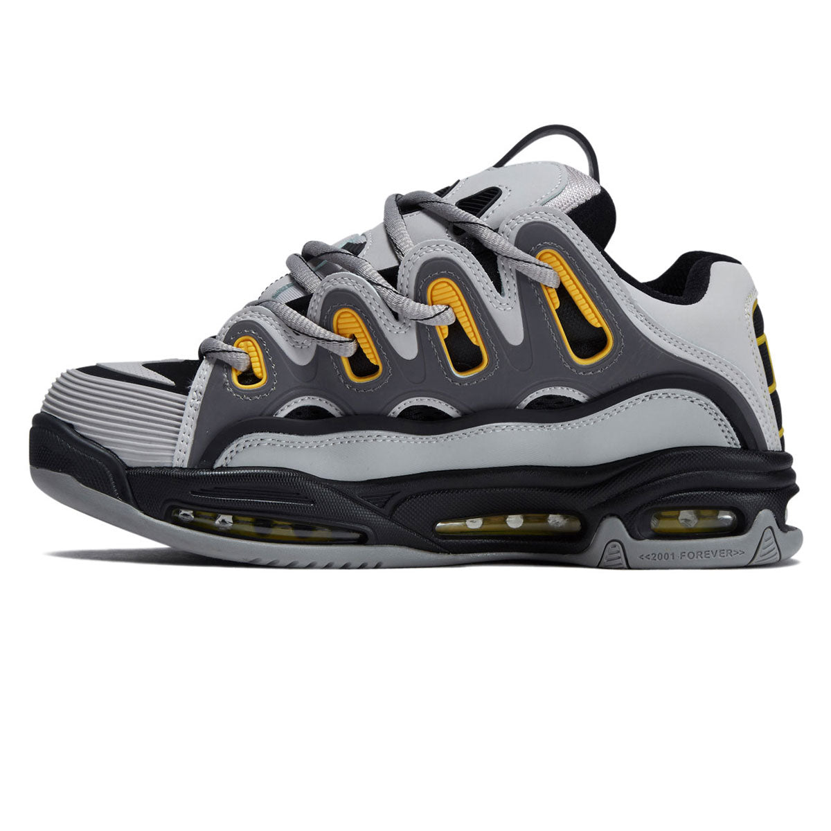 Osiris D3 2001 Shoes - Grey/Black/Yellow image 2