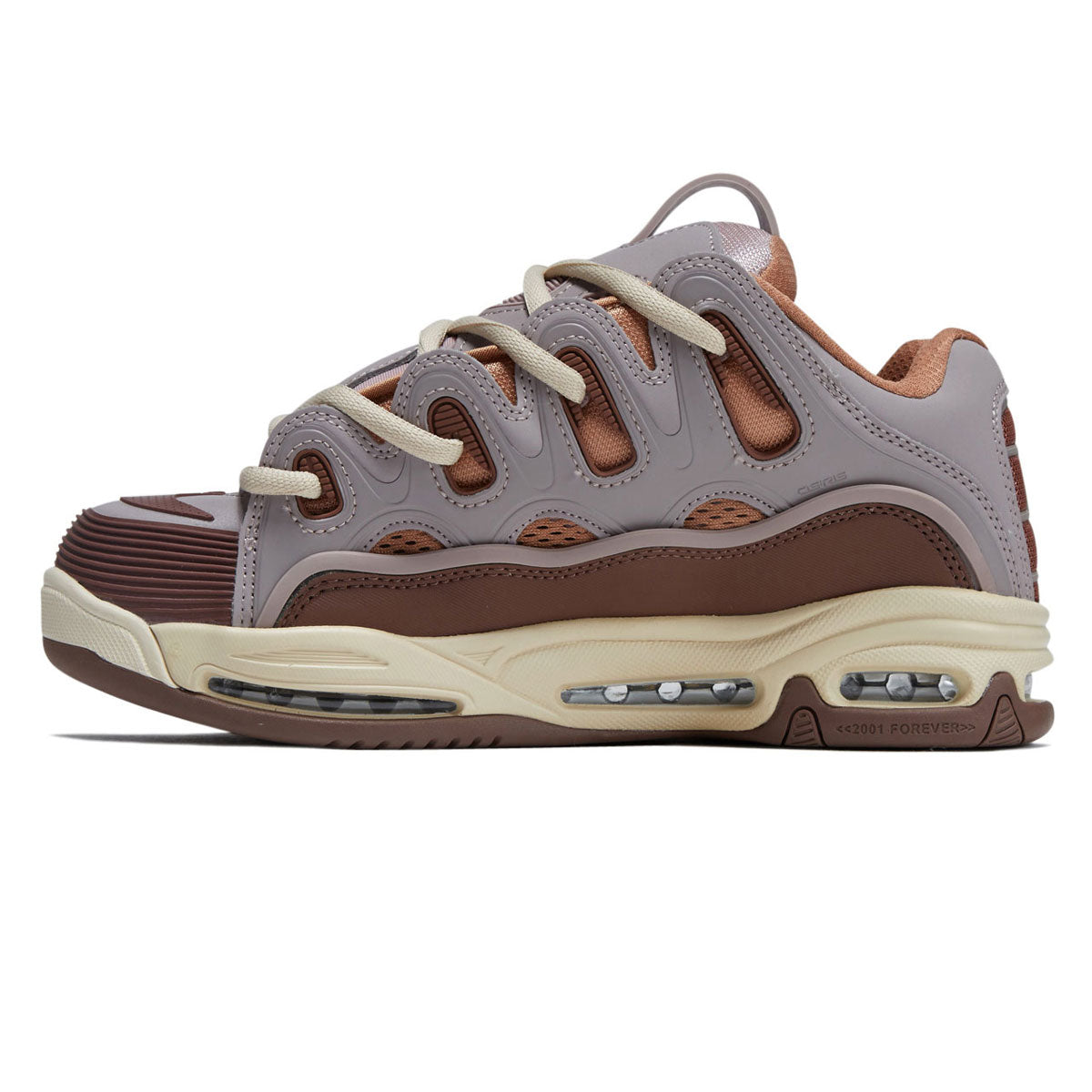 Osiris D3 2001 Shoes - Tan/Plum/Lilac image 2