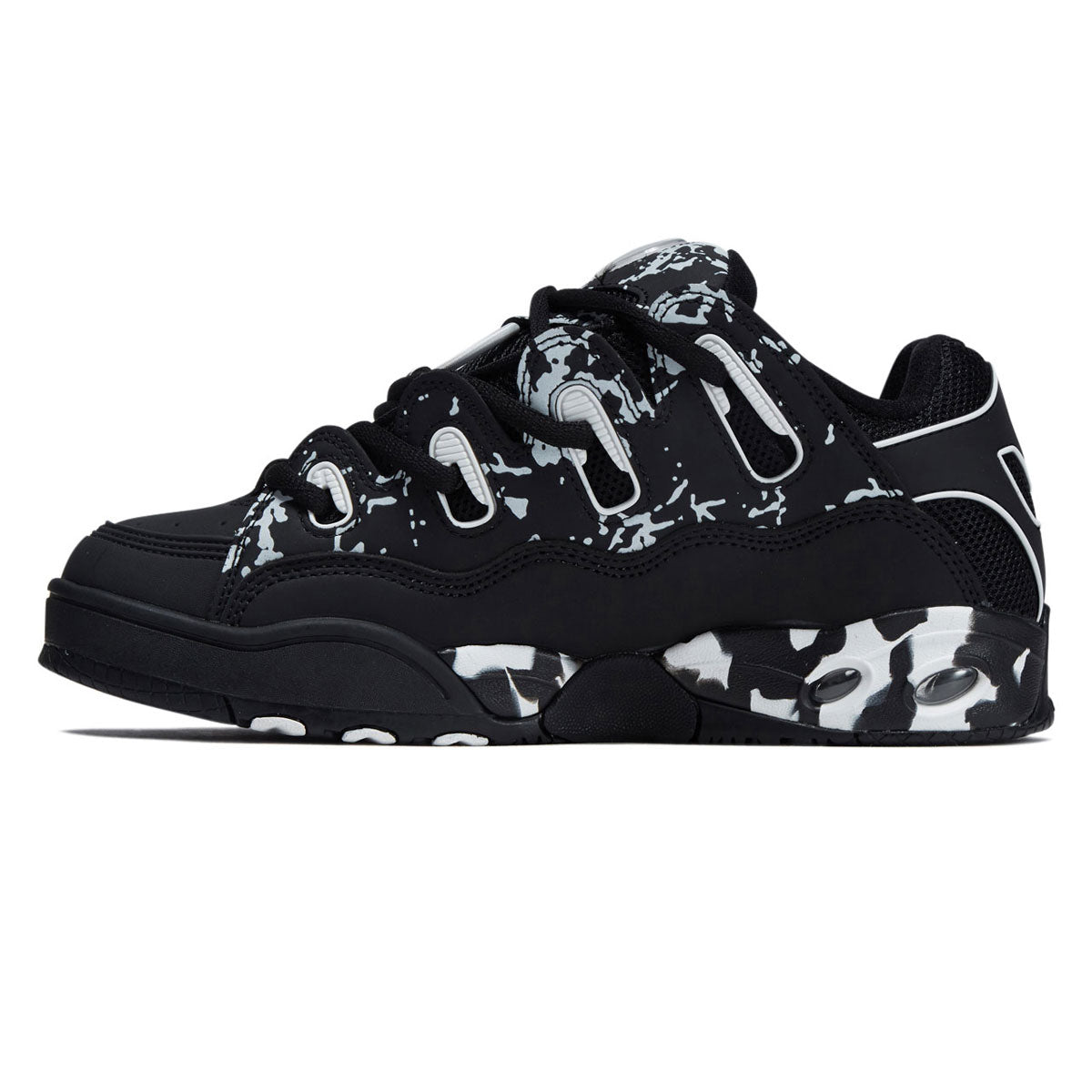Osiris D3 OG Shoes - Black/White/Marble image 2