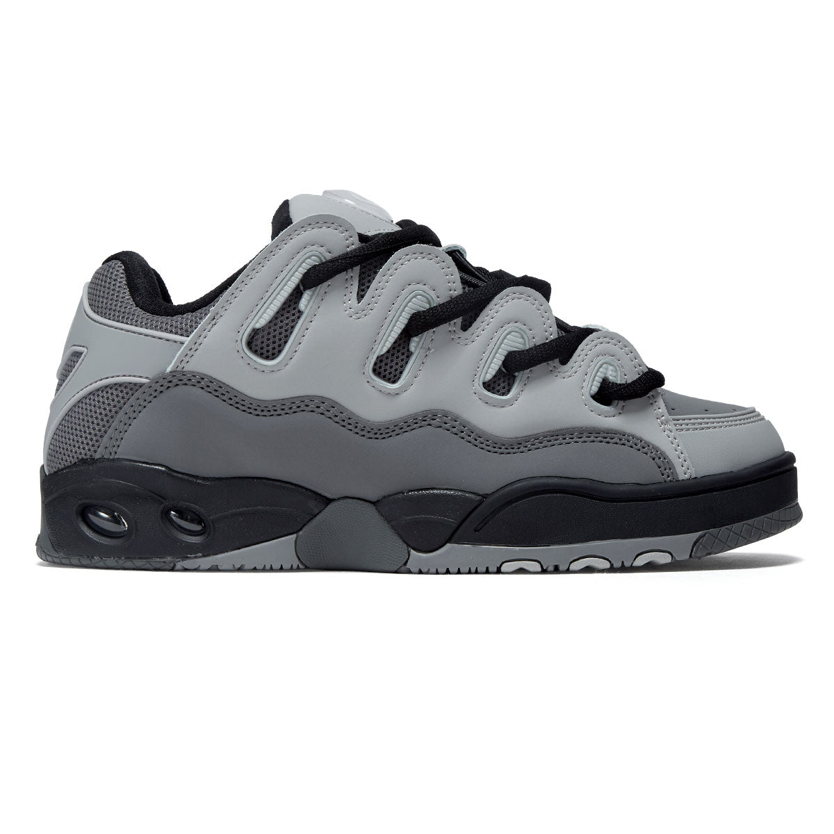 Osiris D3 OG Shoes - Grey/Black/Light Grey image 1
