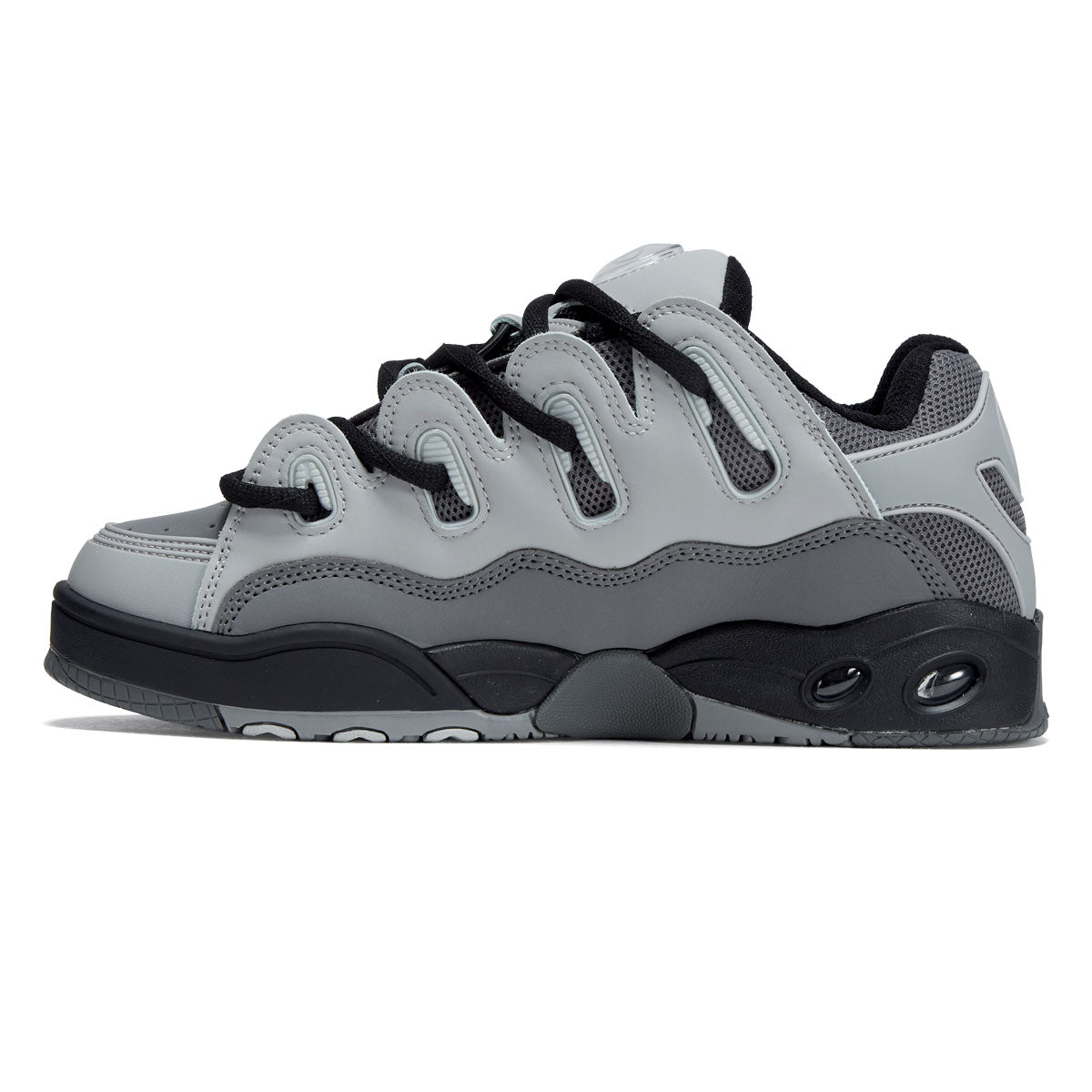 Osiris D3 OG Shoes - Grey/Black/Light Grey image 2