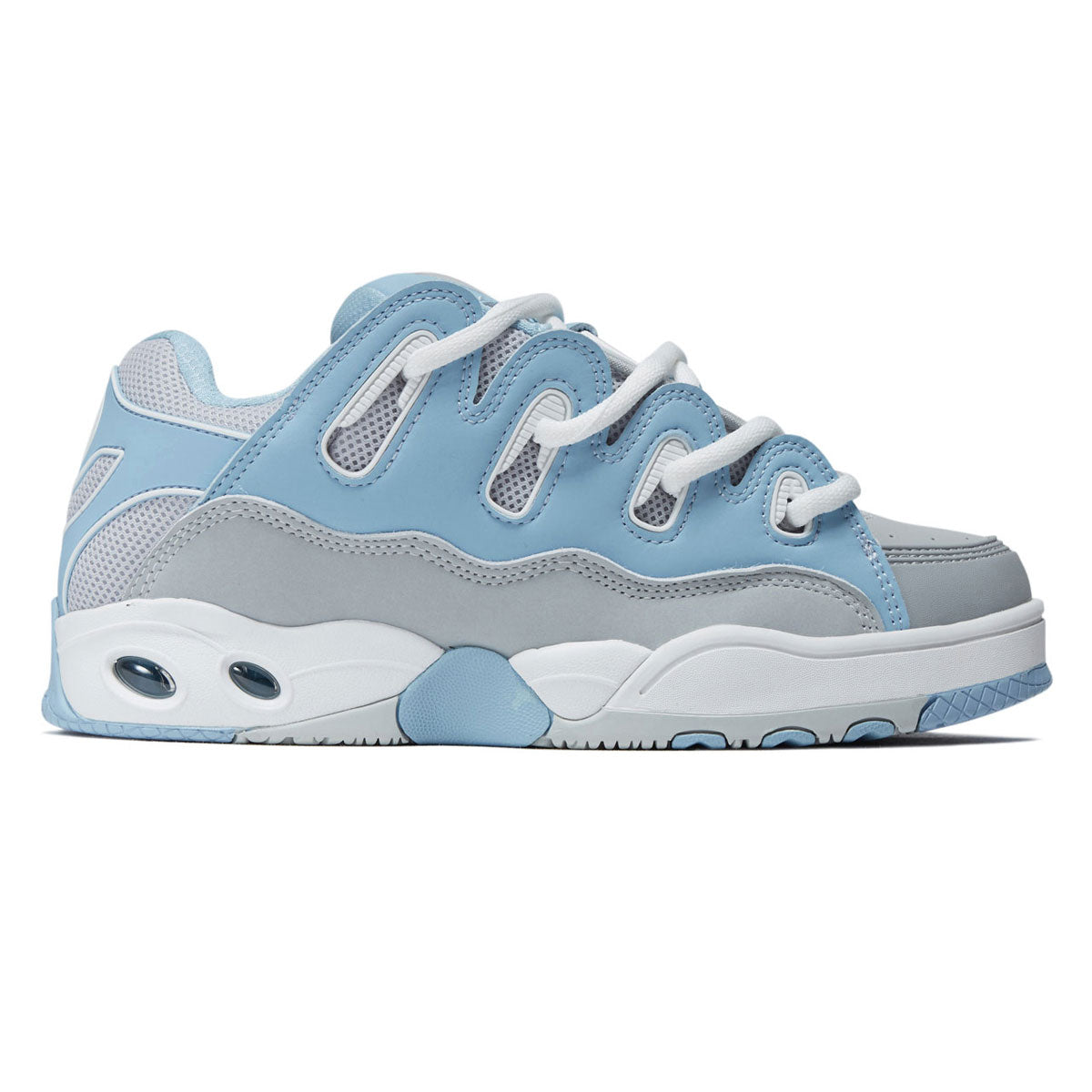 Osiris D3 OG Shoes - Baby Blue/Grey/White image 1