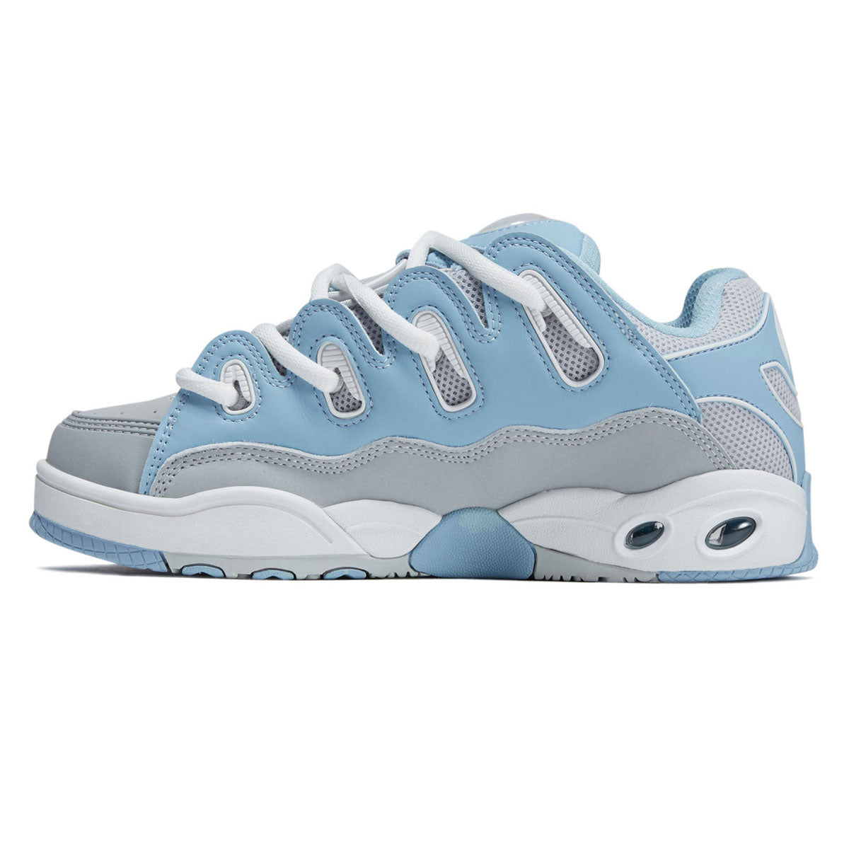 Osiris D3 OG Shoes - Baby Blue/Grey/White image 2