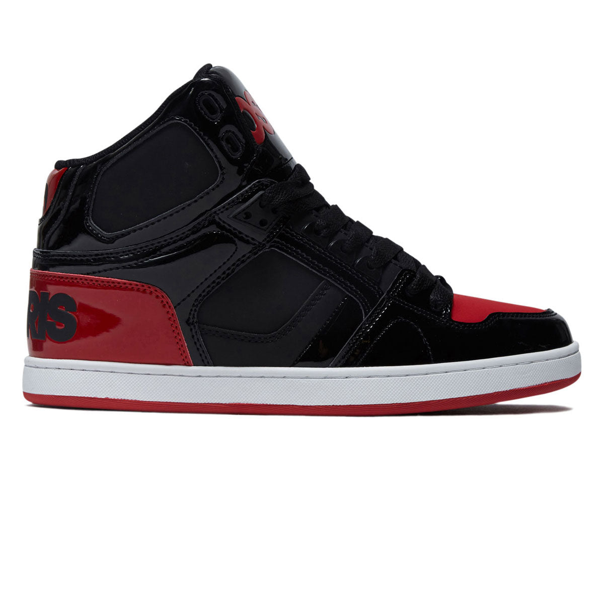 Osiris NYC 83 CLK Shoes - Black/Black/Red image 1