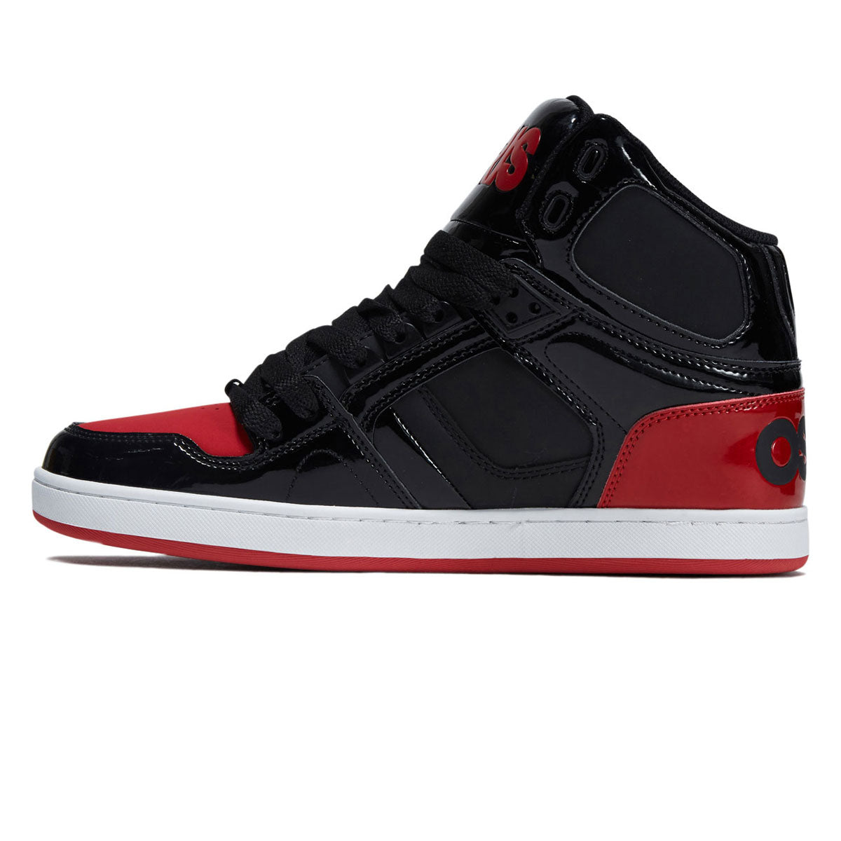 Osiris NYC 83 CLK Shoes - Black/Black/Red image 2