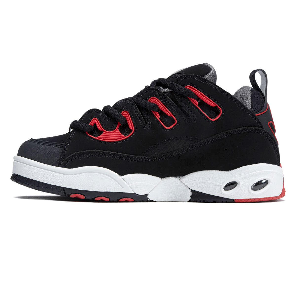 Osiris D3 E Shoes - Black/Charcoal/Red image 2