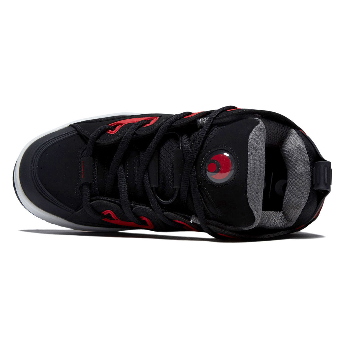 Osiris D3 E Shoes - Black/Charcoal/Red image 3