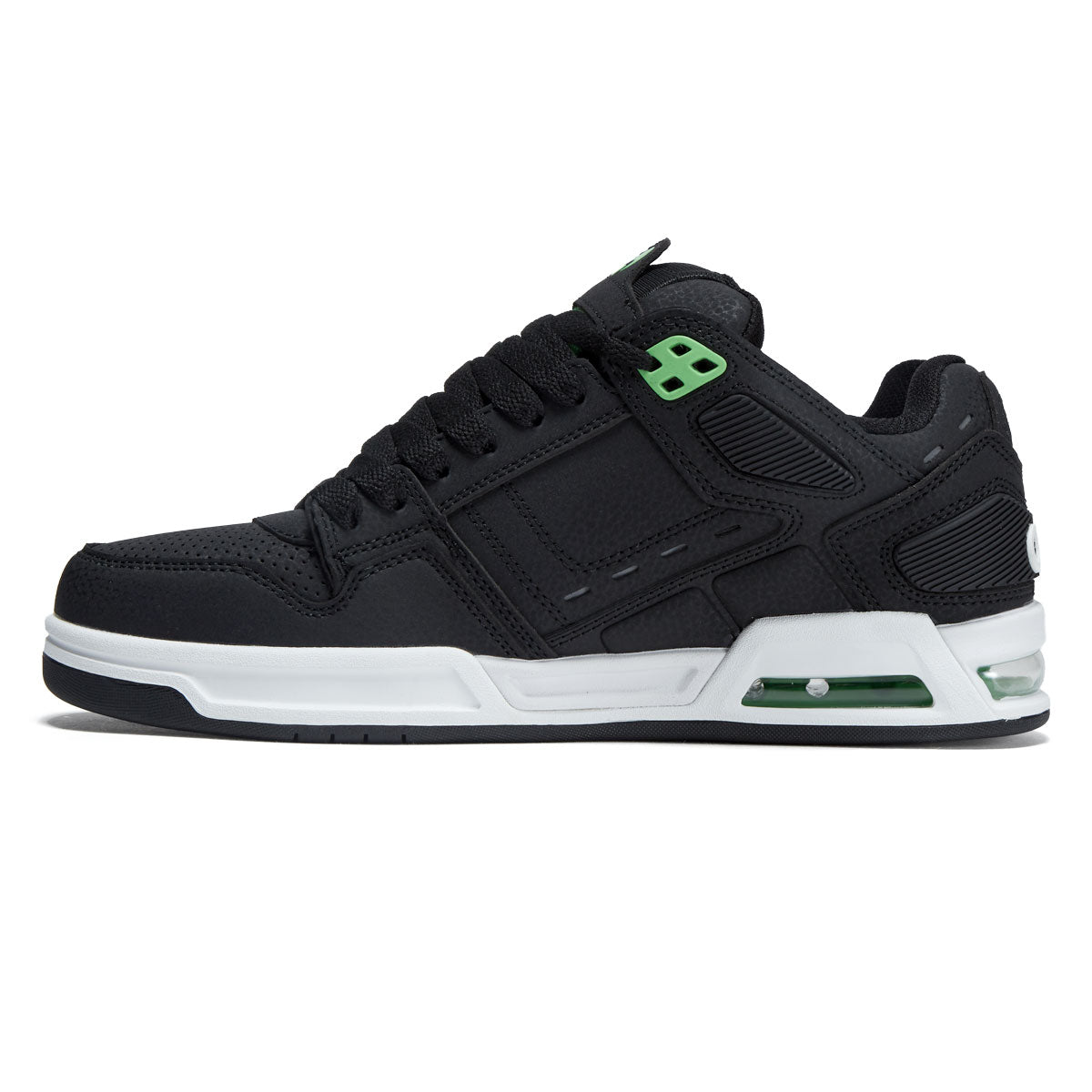 Osiris Peril Shoes - Black/Black/Green image 2