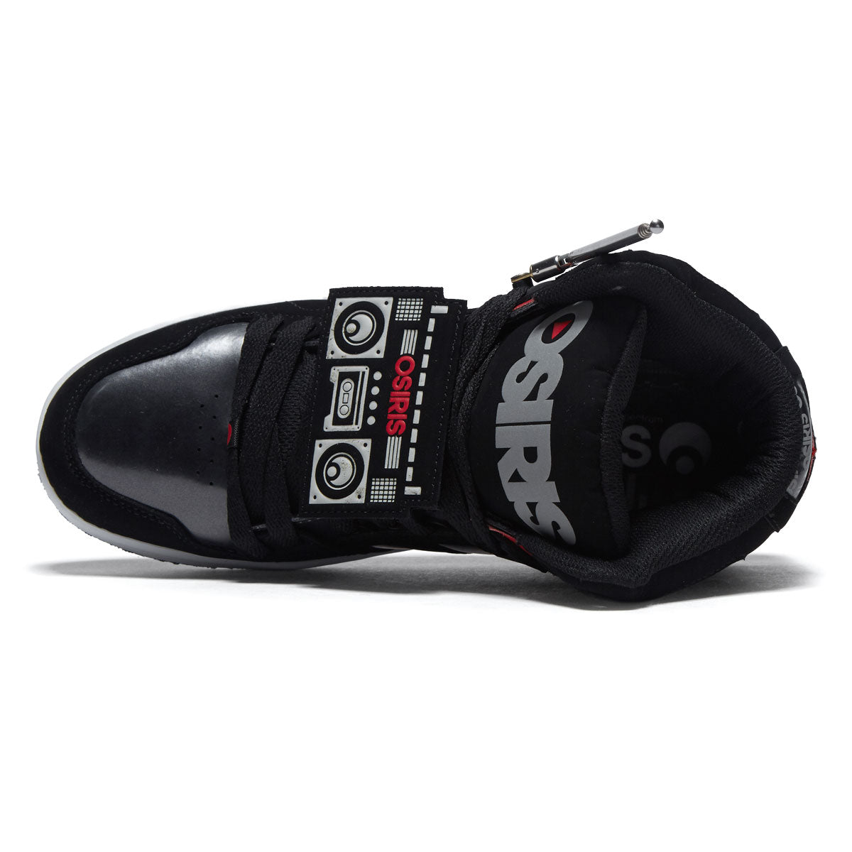 Osiris NYC 83 CLK Shoes - Black/Red/Boombox image 3
