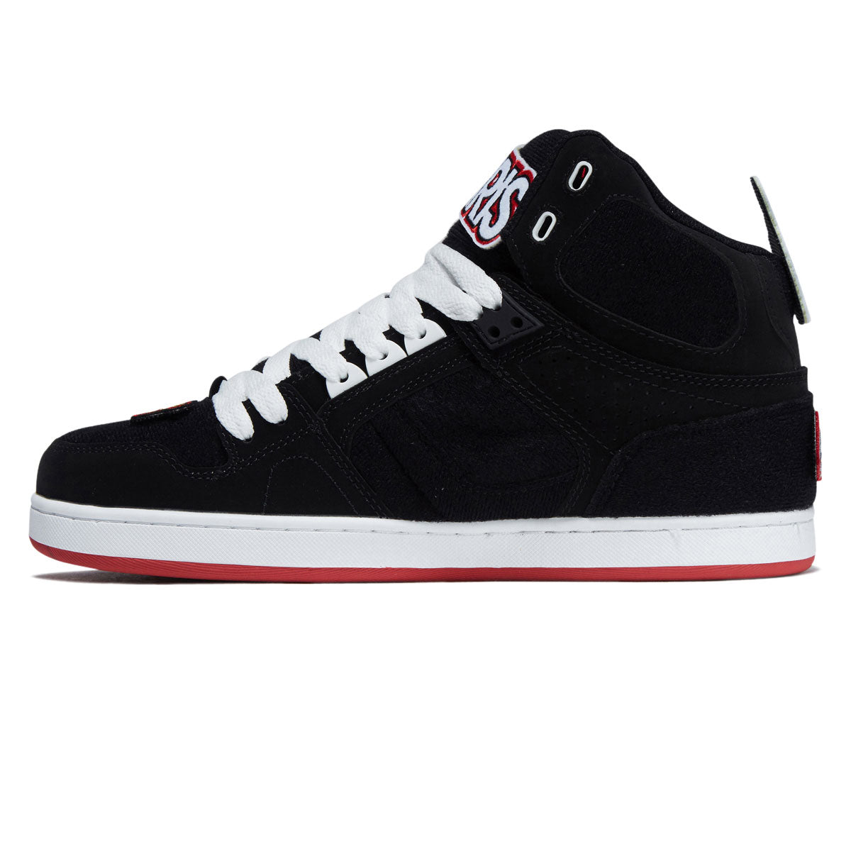 Osiris NYC 83 CLK Shoes - Black/Red/Velcro image 2