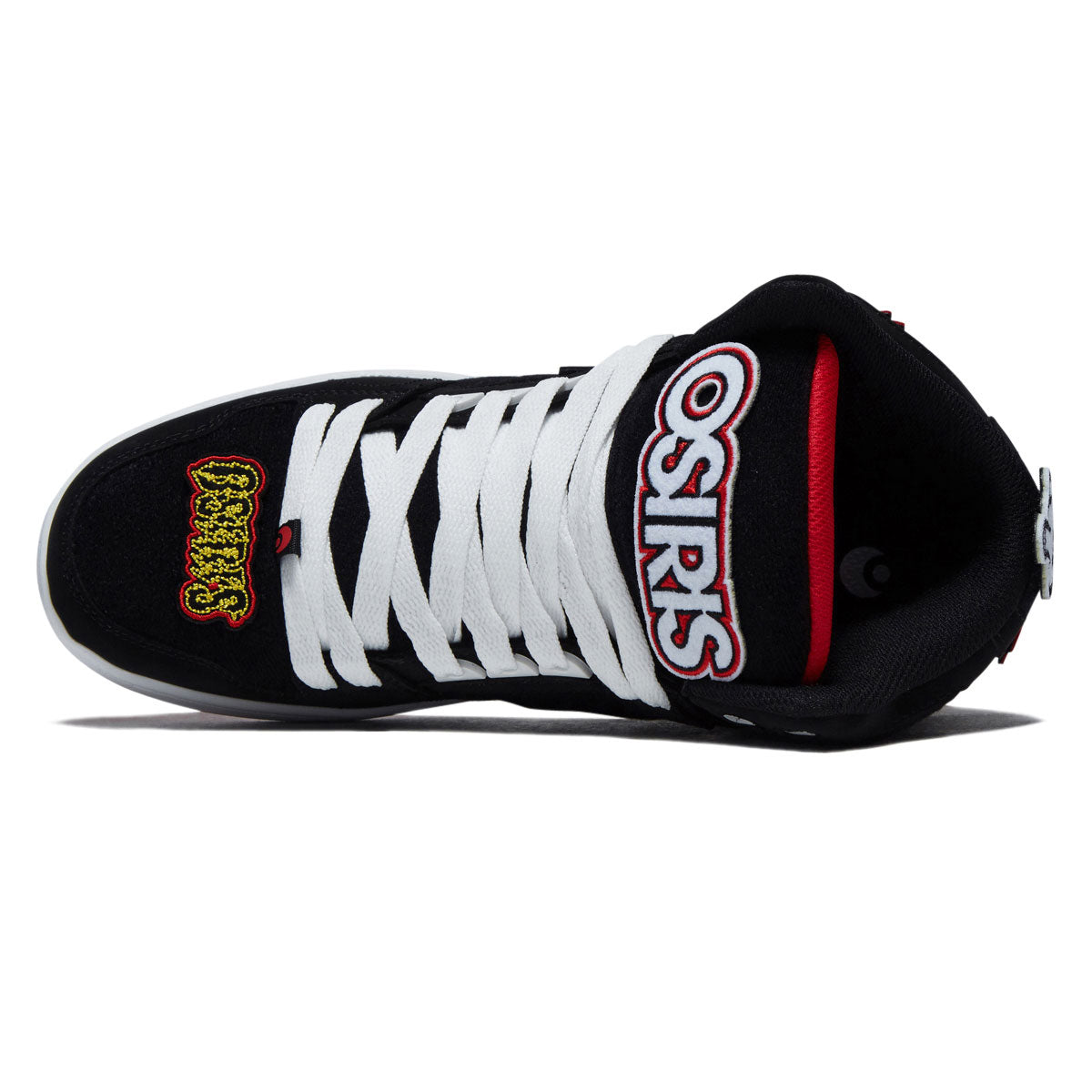 Osiris NYC 83 CLK Shoes - Black/Red/Velcro image 3