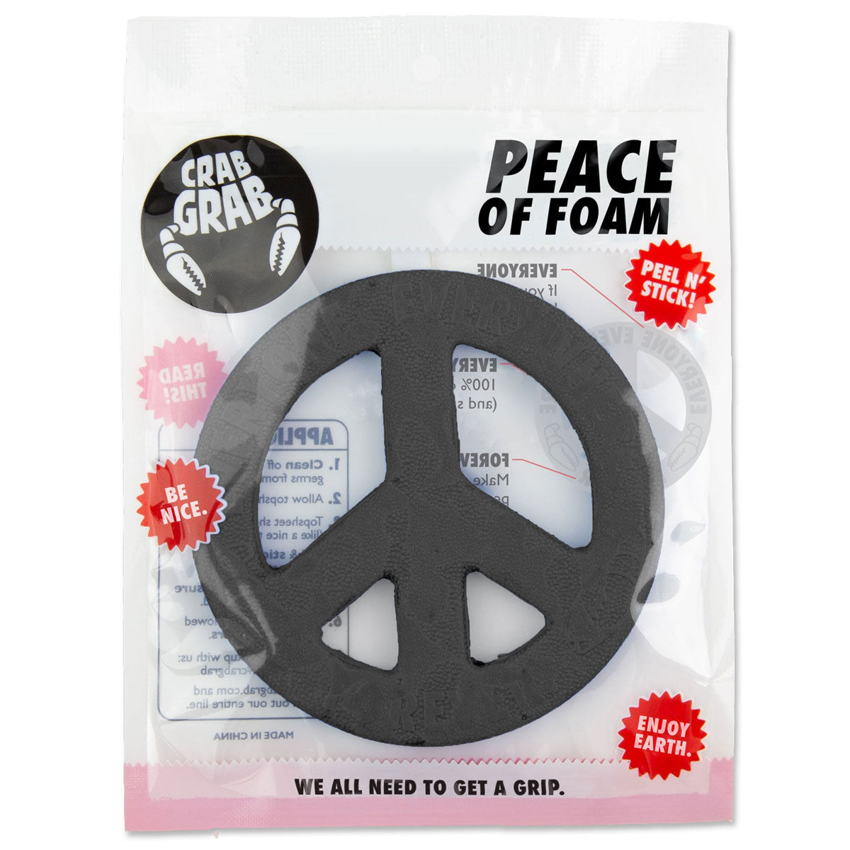 Crab Grab Peace of Foam Snowboard Stomp Pad - Black image 3