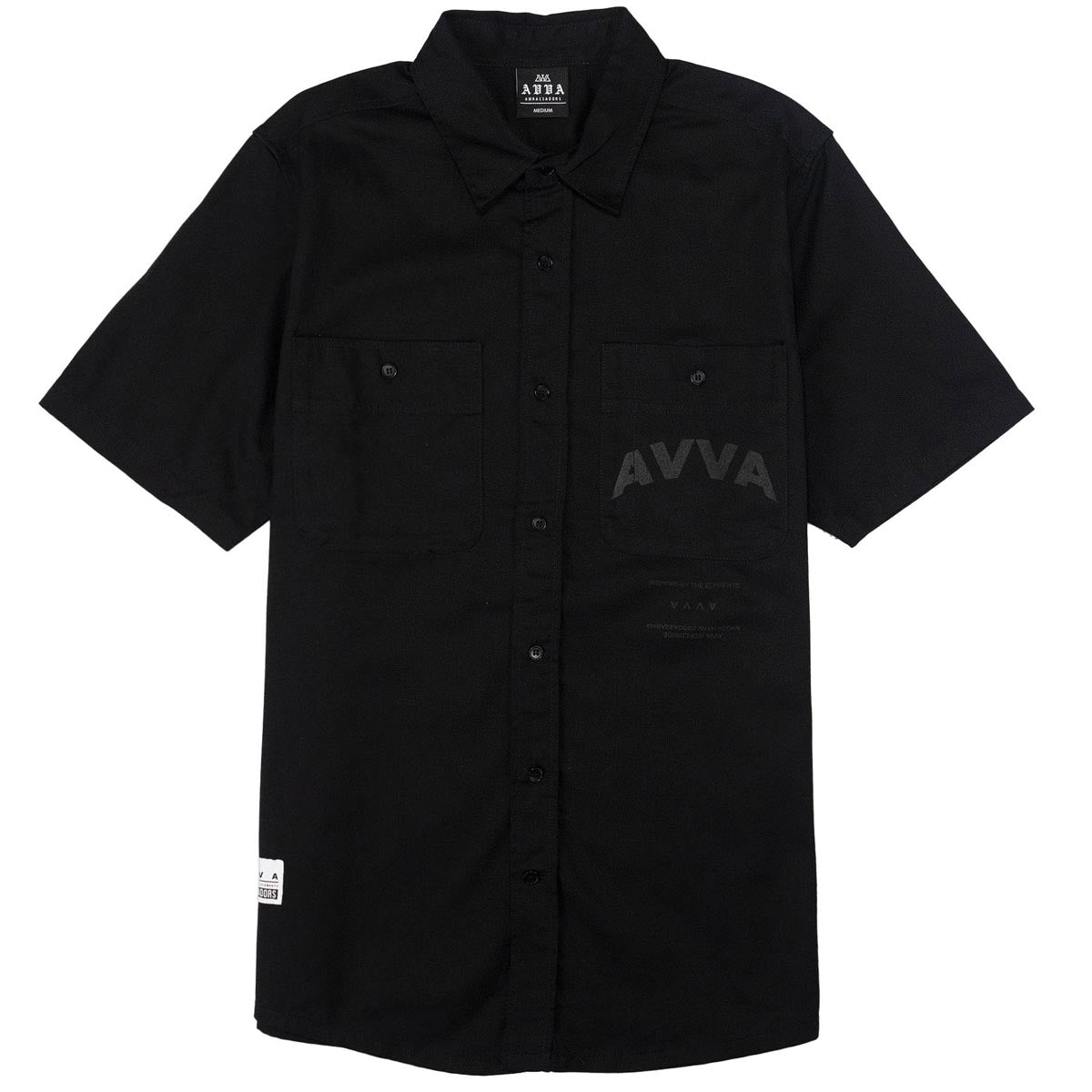 AVVA Foundry Workwear Shirt - Black image 1