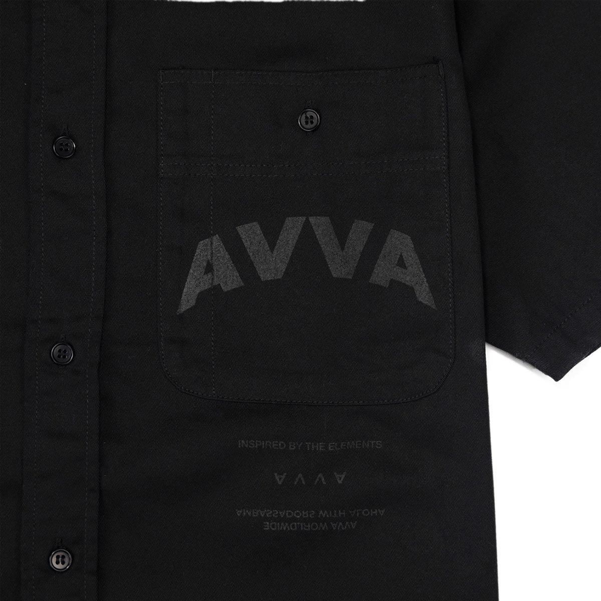 AVVA Foundry Workwear Shirt - Black image 2