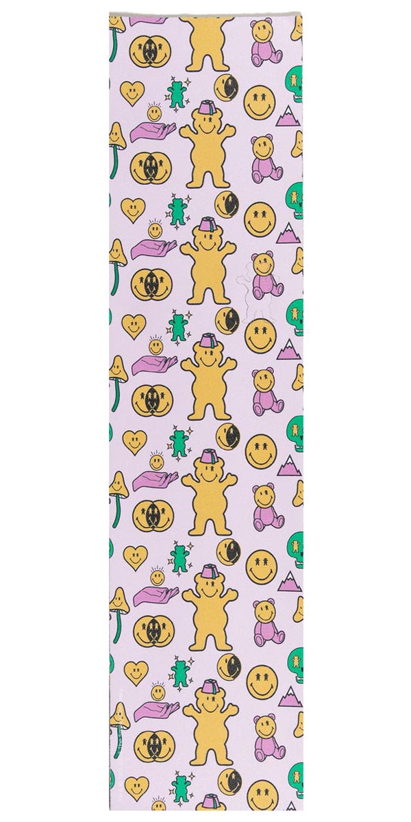 Grizzly x Smiley World Smile Like You Mean It Grip Tape - Multi image 1
