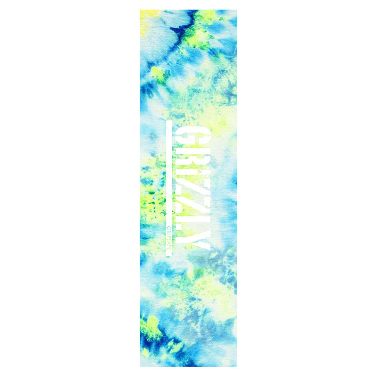 Grizzly Tie Dye Stamp Grip tape - Blue/Green Wash image 1