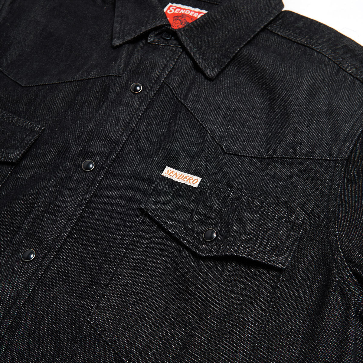 Sendero The Wyatt Pearl Snap Long Sleeve Shirt - Midnight Denim image 3