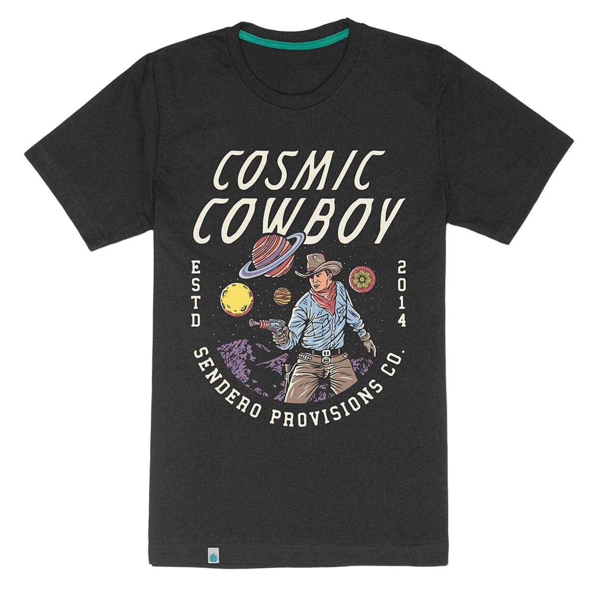 Sendero Cosmic Cowboy T-Shirt - Asphalt image 1